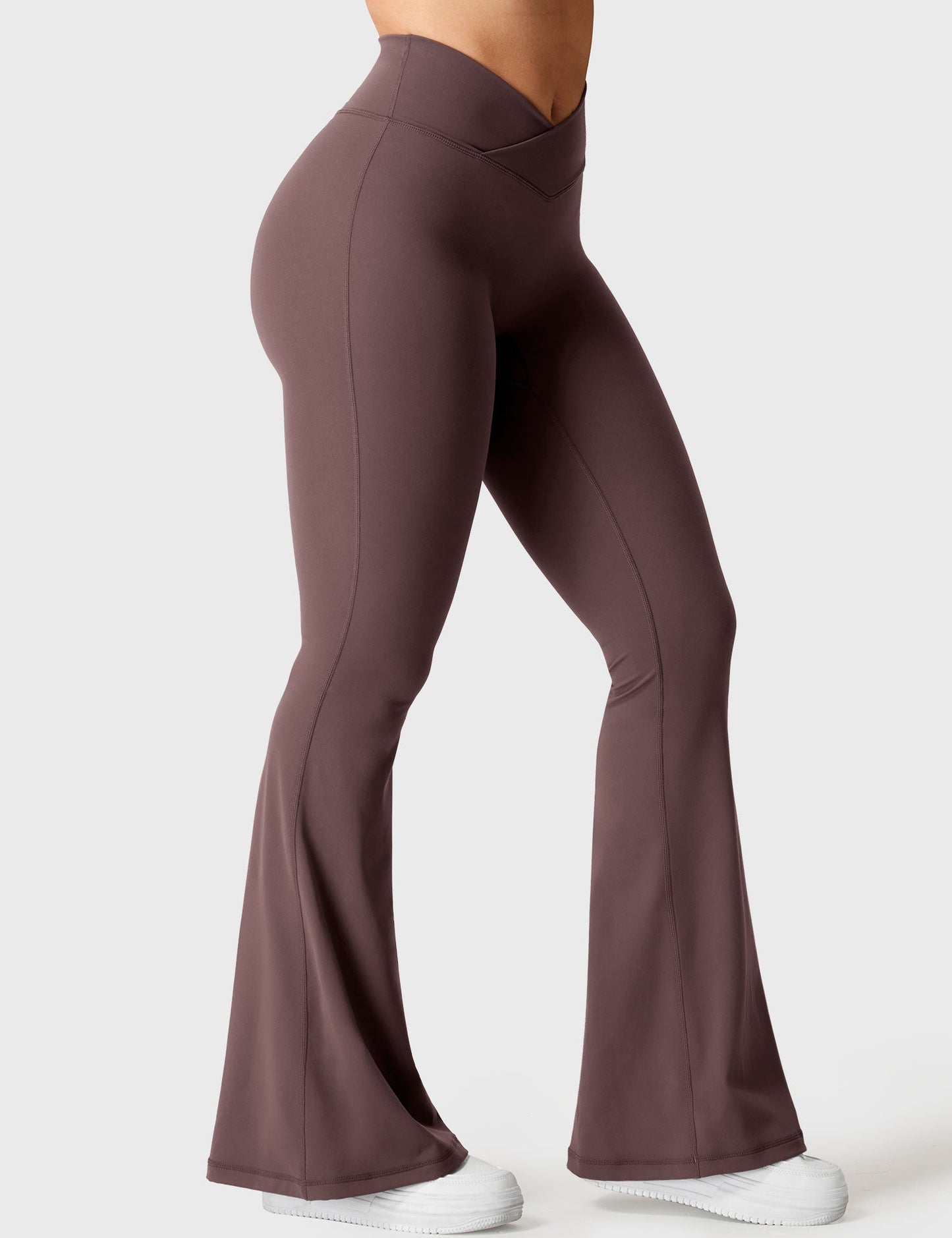 Tebeary V-waistband Caci Flare Leggings