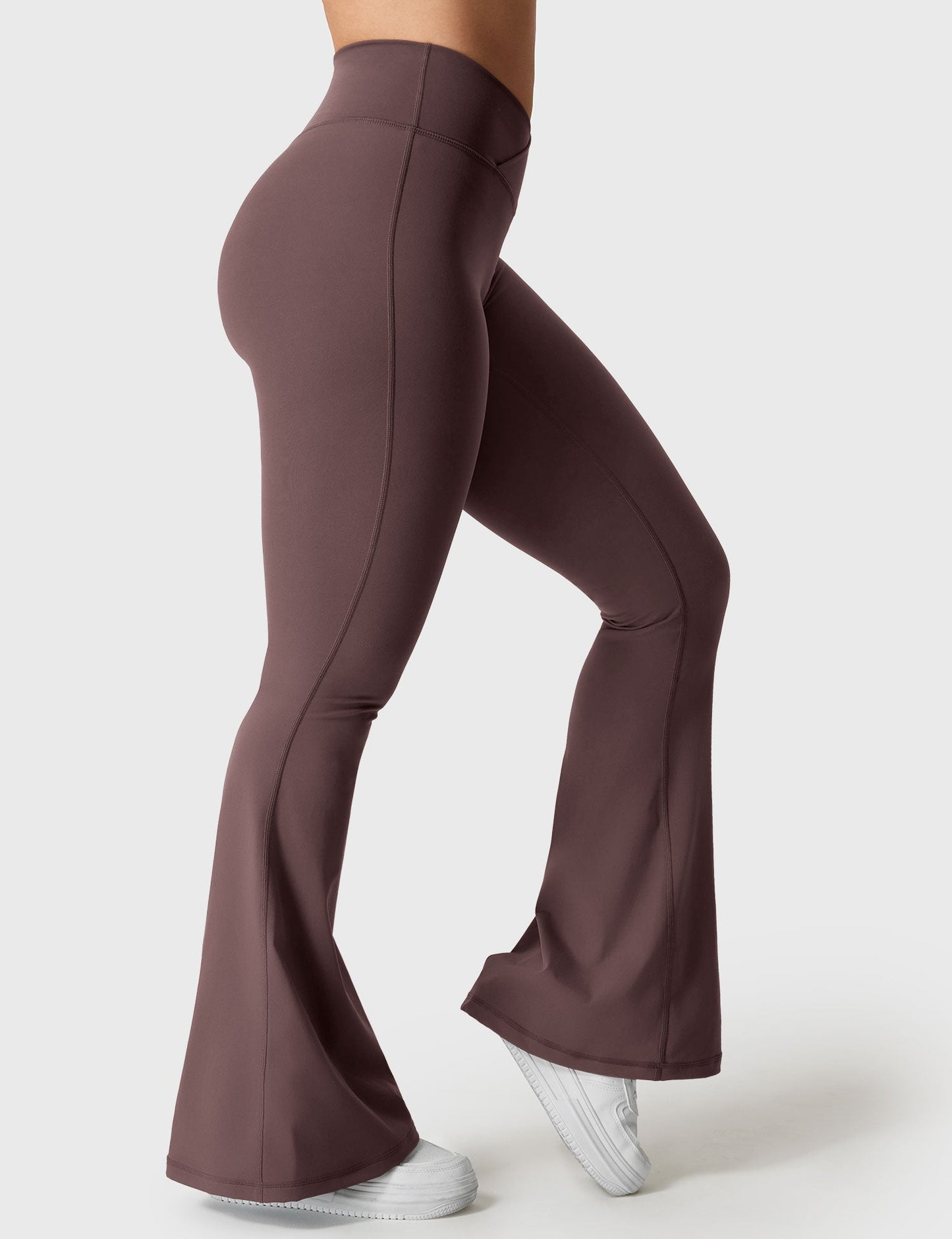 Tebeary V-waistband Caci Flare Leggings