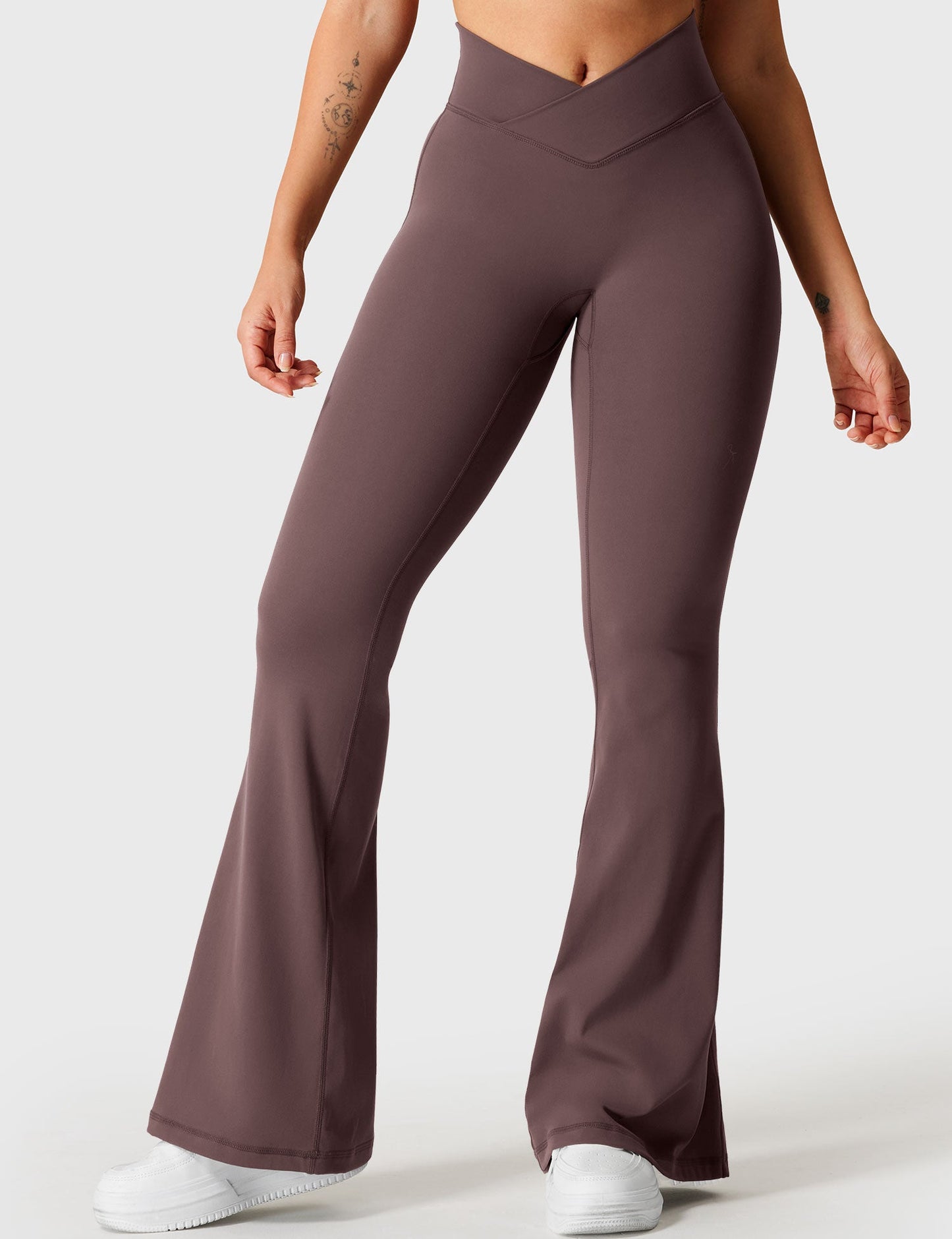Tebeary V-waistband Caci Flare Leggings