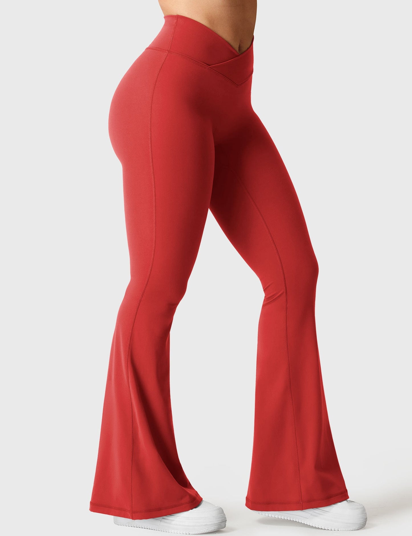 Tebeary V-waistband Caci Flare Leggings