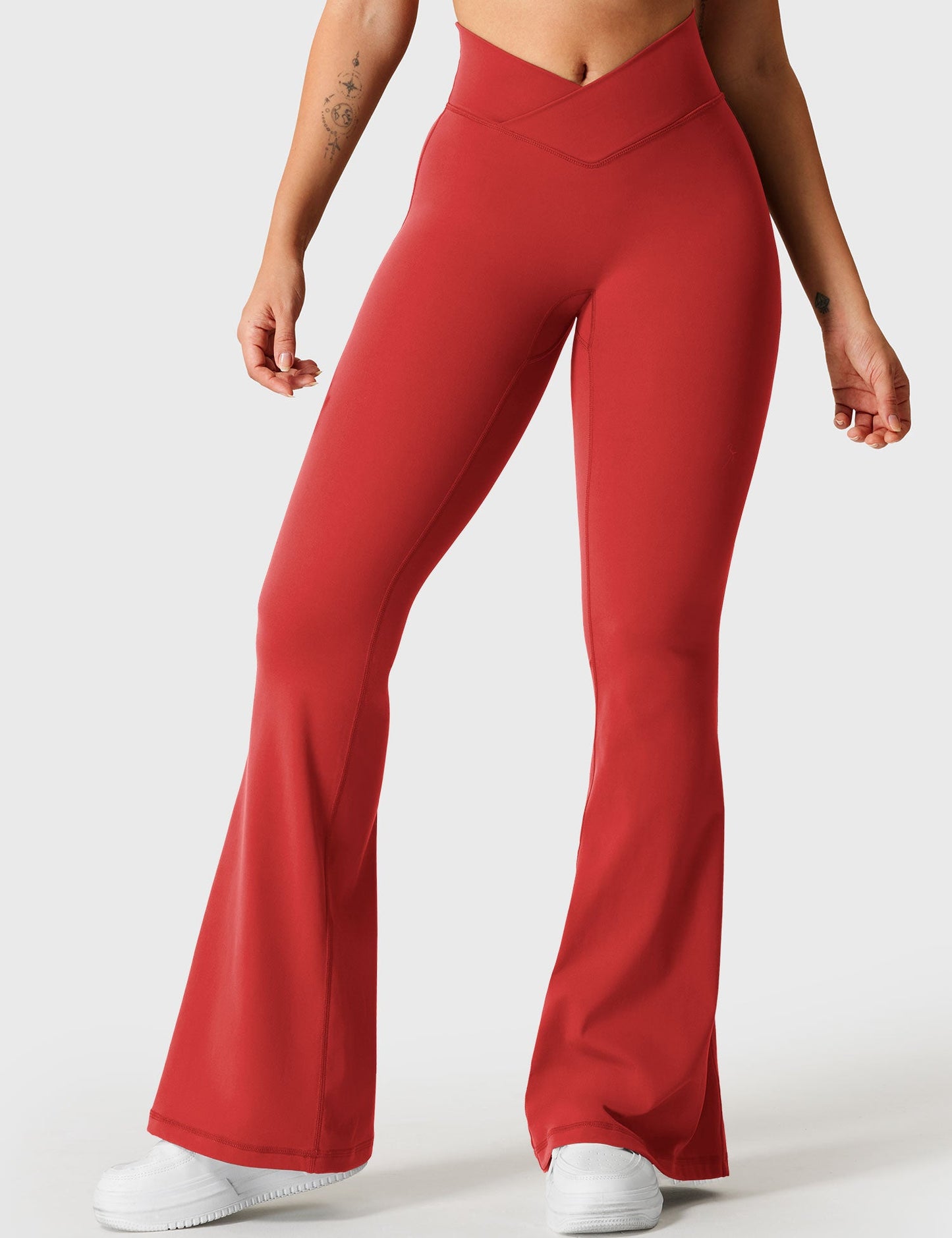 Tebeary V-waistband Caci Flare Leggings