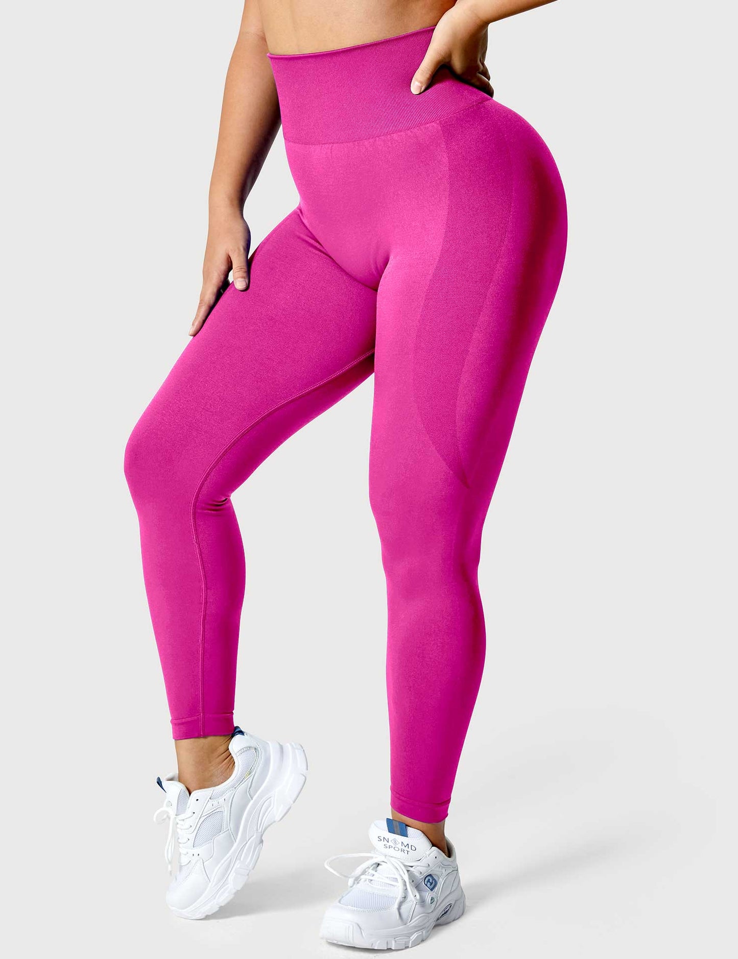 TebearySolid Smile Contour Leggings