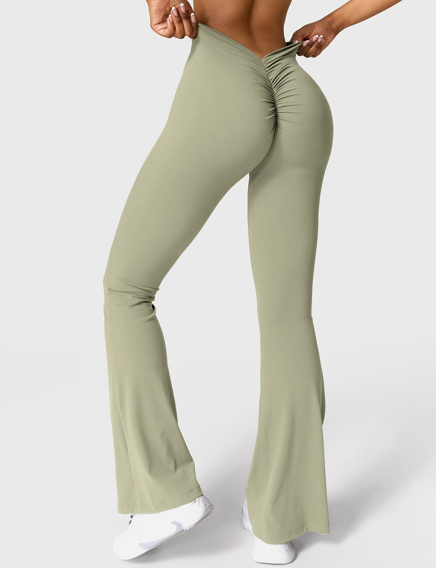 Tebeary Daze V-back Flare Leggings