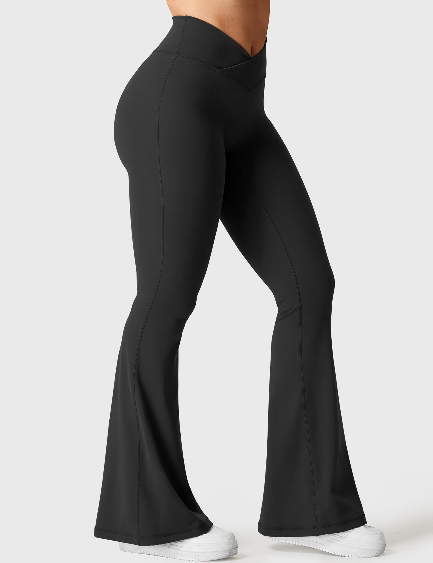 Tebeary V-waistband Caci Flare Leggings