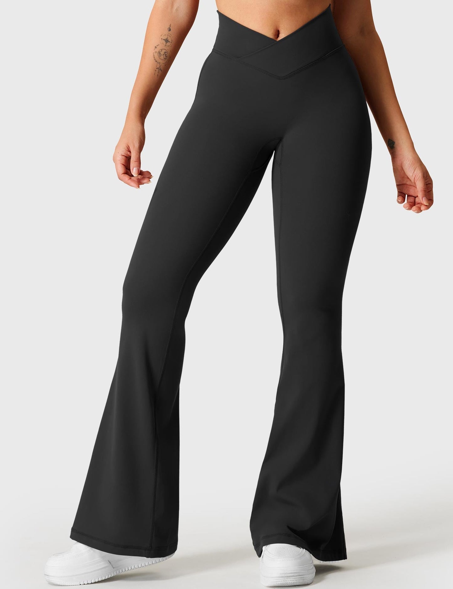Tebeary V-waistband Caci Flare Leggings