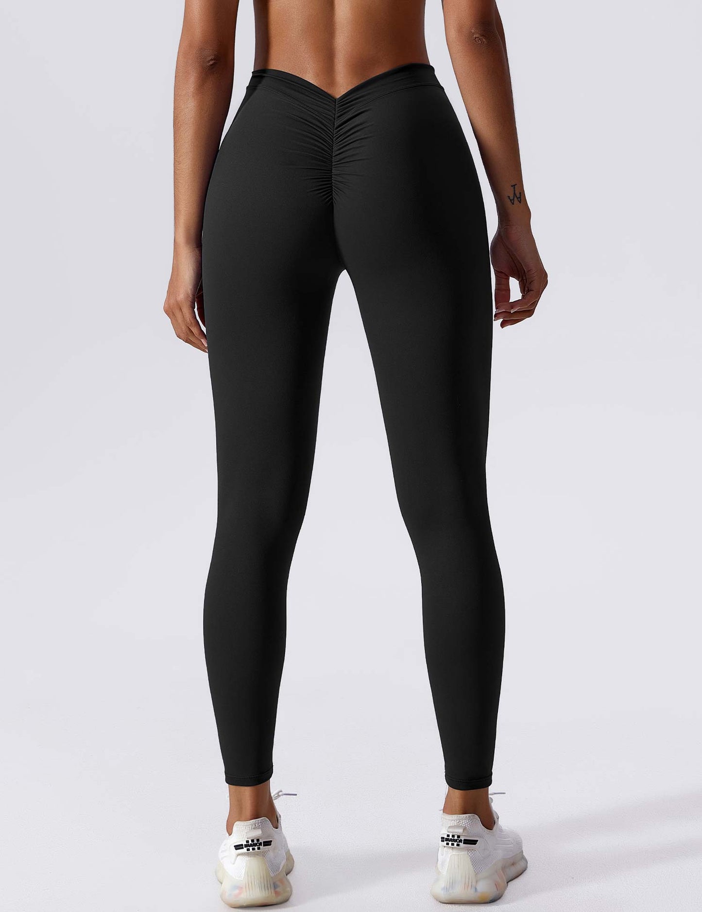 Tebeary V-back Ruched Leggings