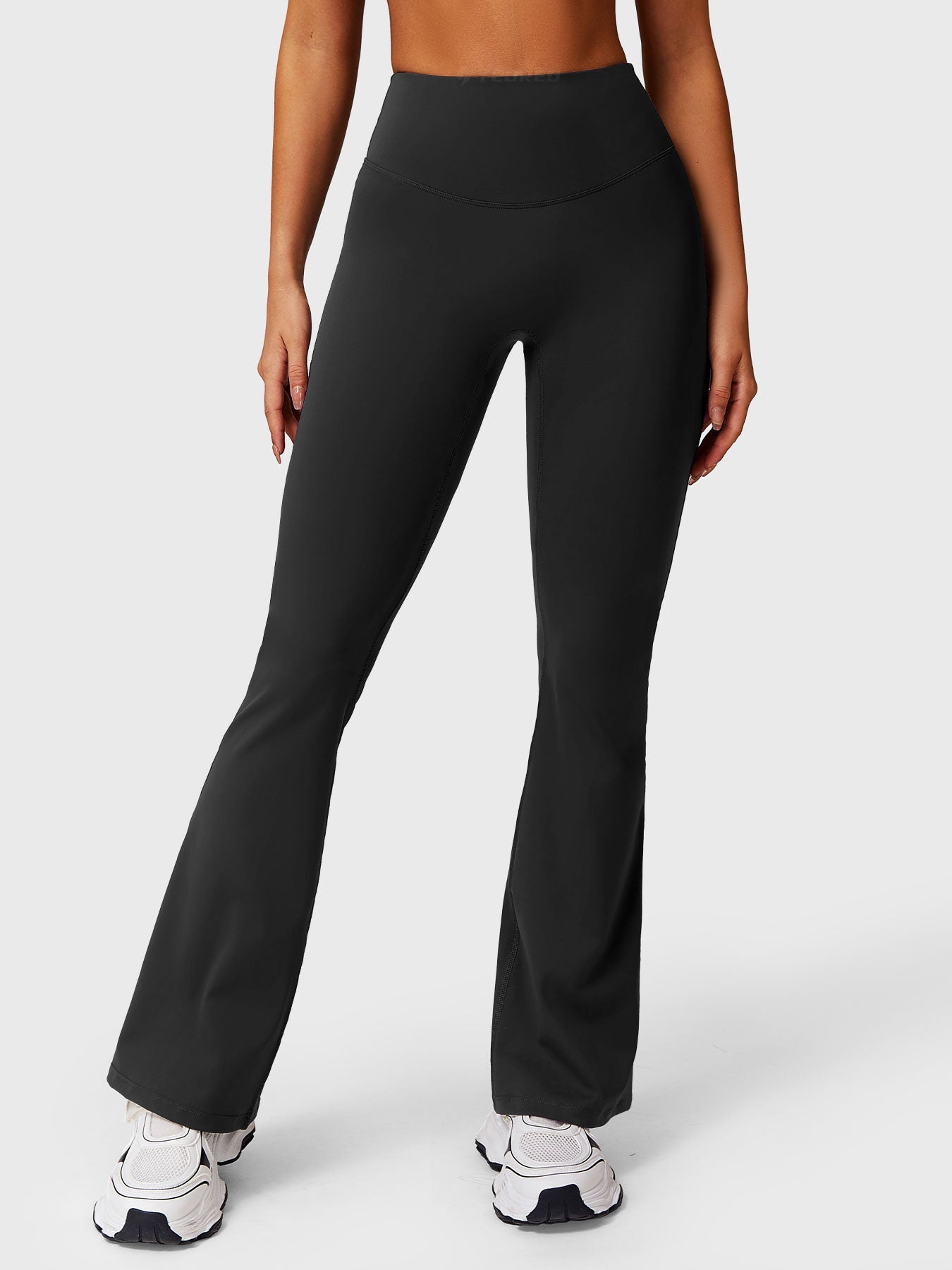 Tebeary Dosa Ruffle Pocket Flare Leggings