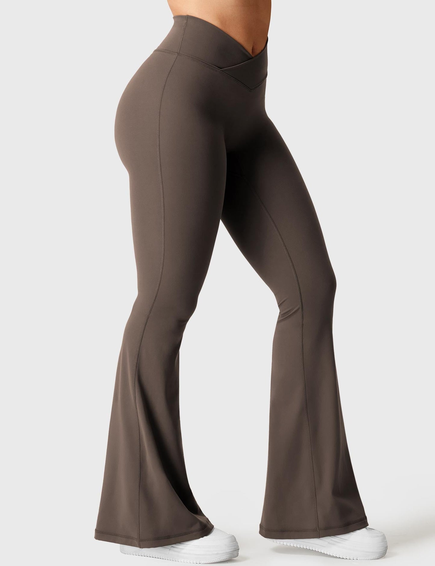 Tebeary V-waistband Caci Flare Leggings