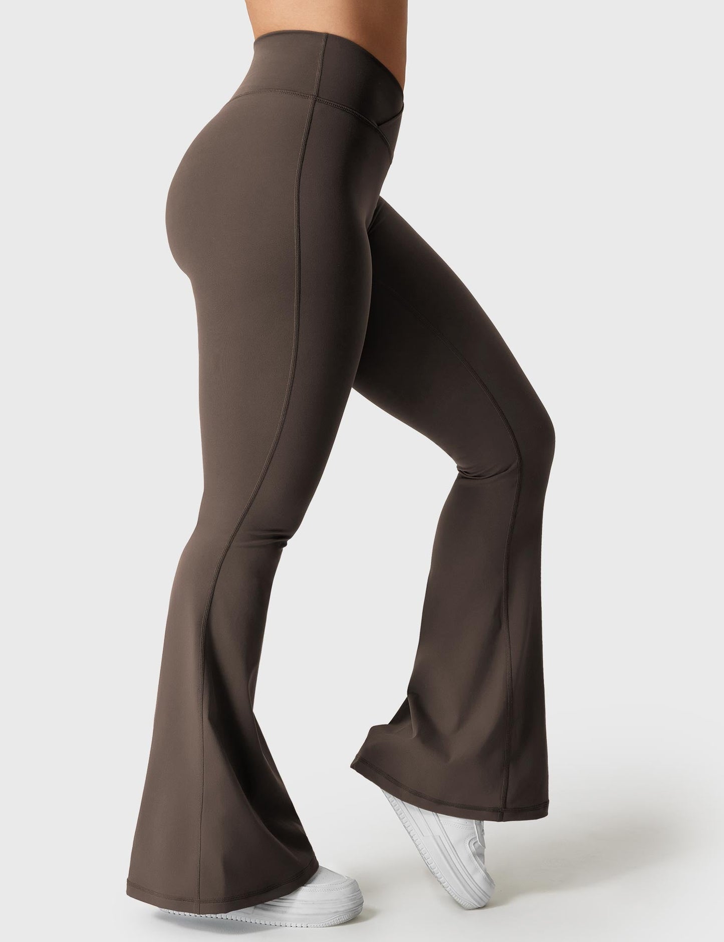 Tebeary V-waistband Caci Flare Leggings