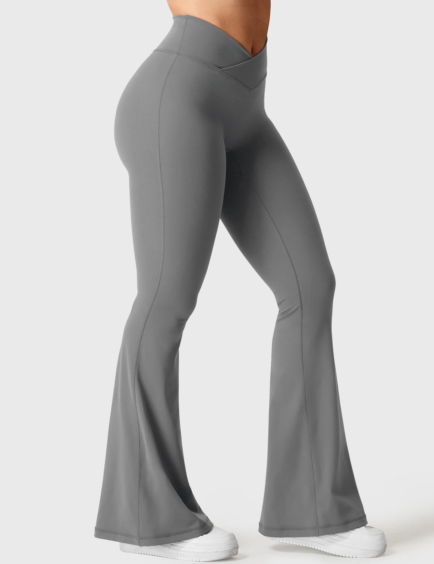 Tebeary V-waistband Caci Flare Leggings