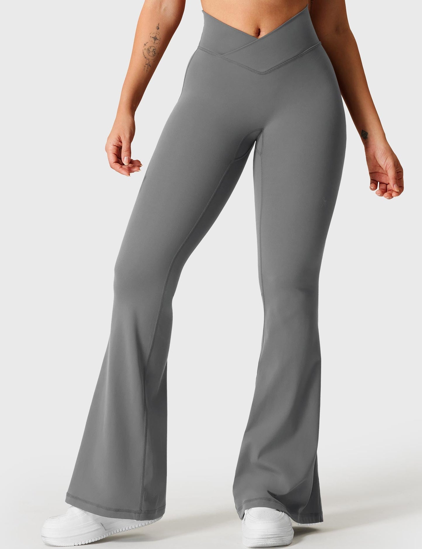 Tebeary V-waistband Caci Flare Leggings