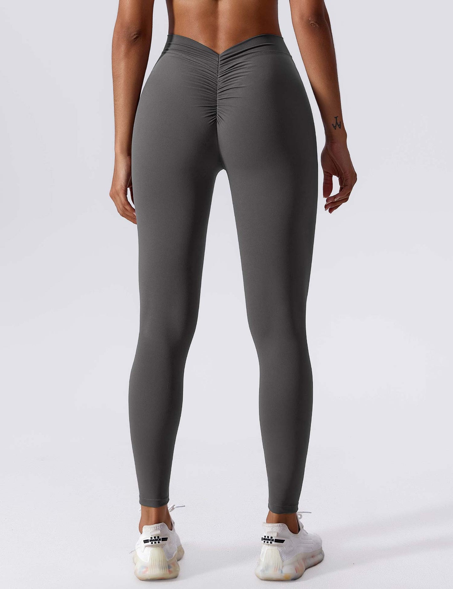 Tebeary V-back Ruched Leggings