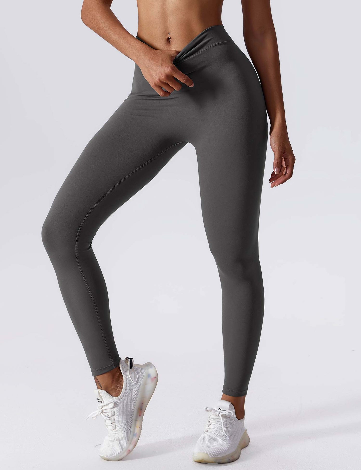 Tebeary V-back Ruched Leggings