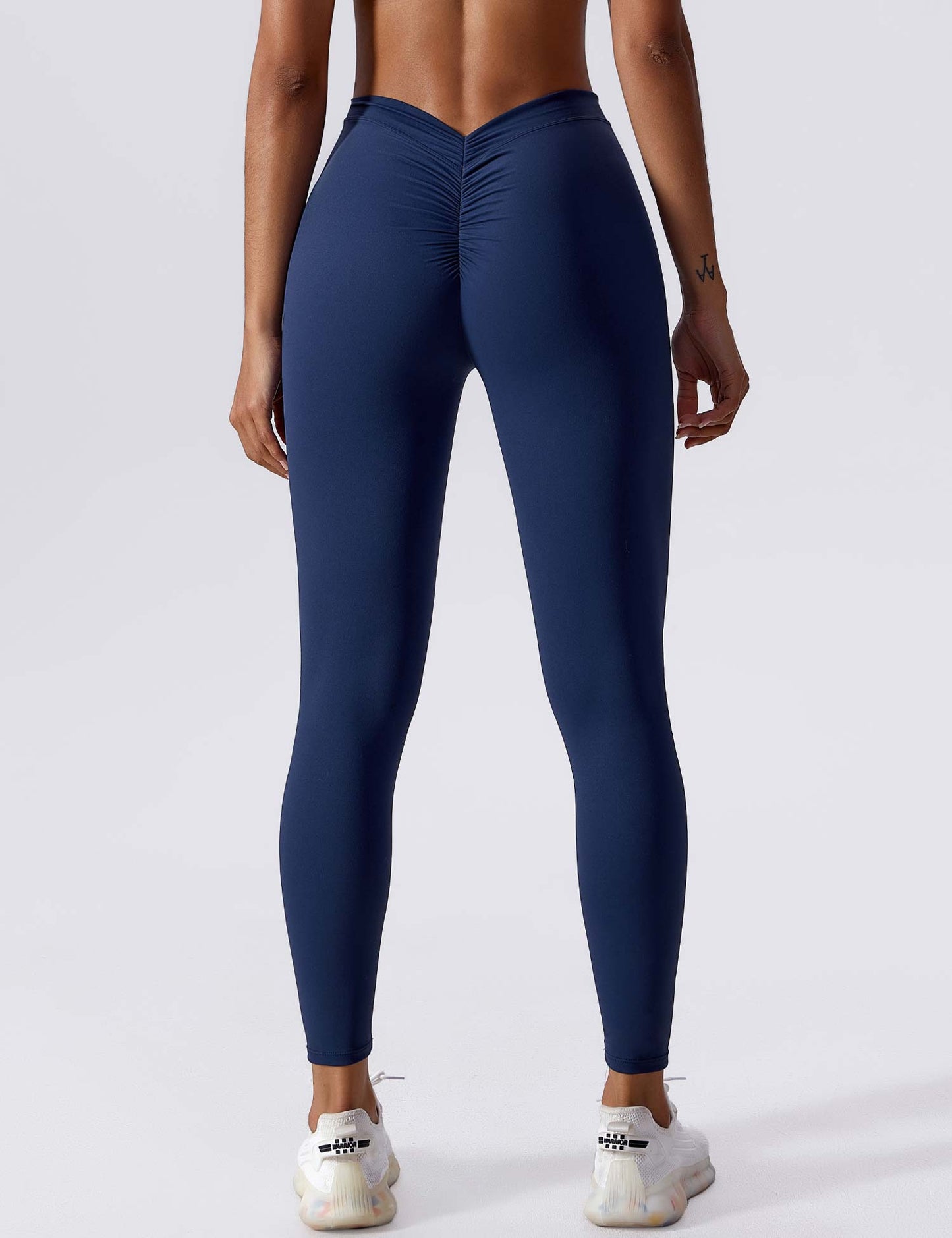 Tebeary V-back Ruched Leggings