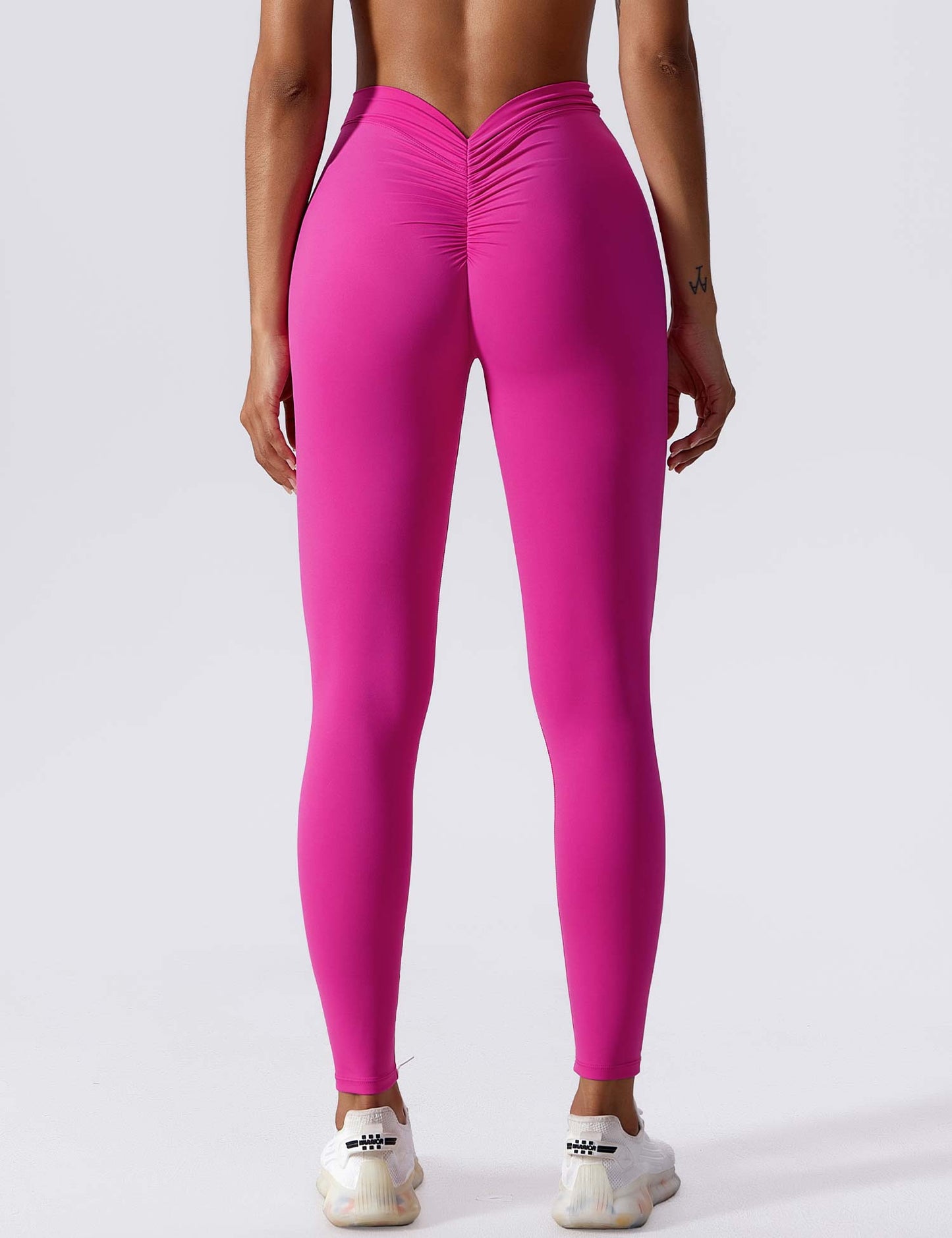 Tebeary V-back Ruched Leggings
