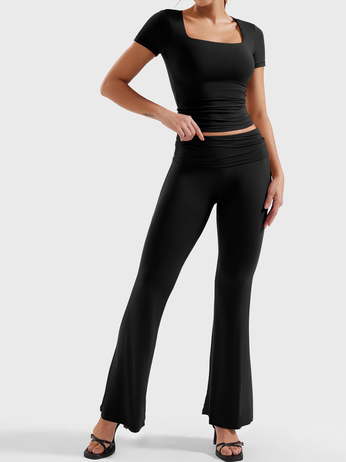 Tebeary Simo Flare Legging Lounge Sets