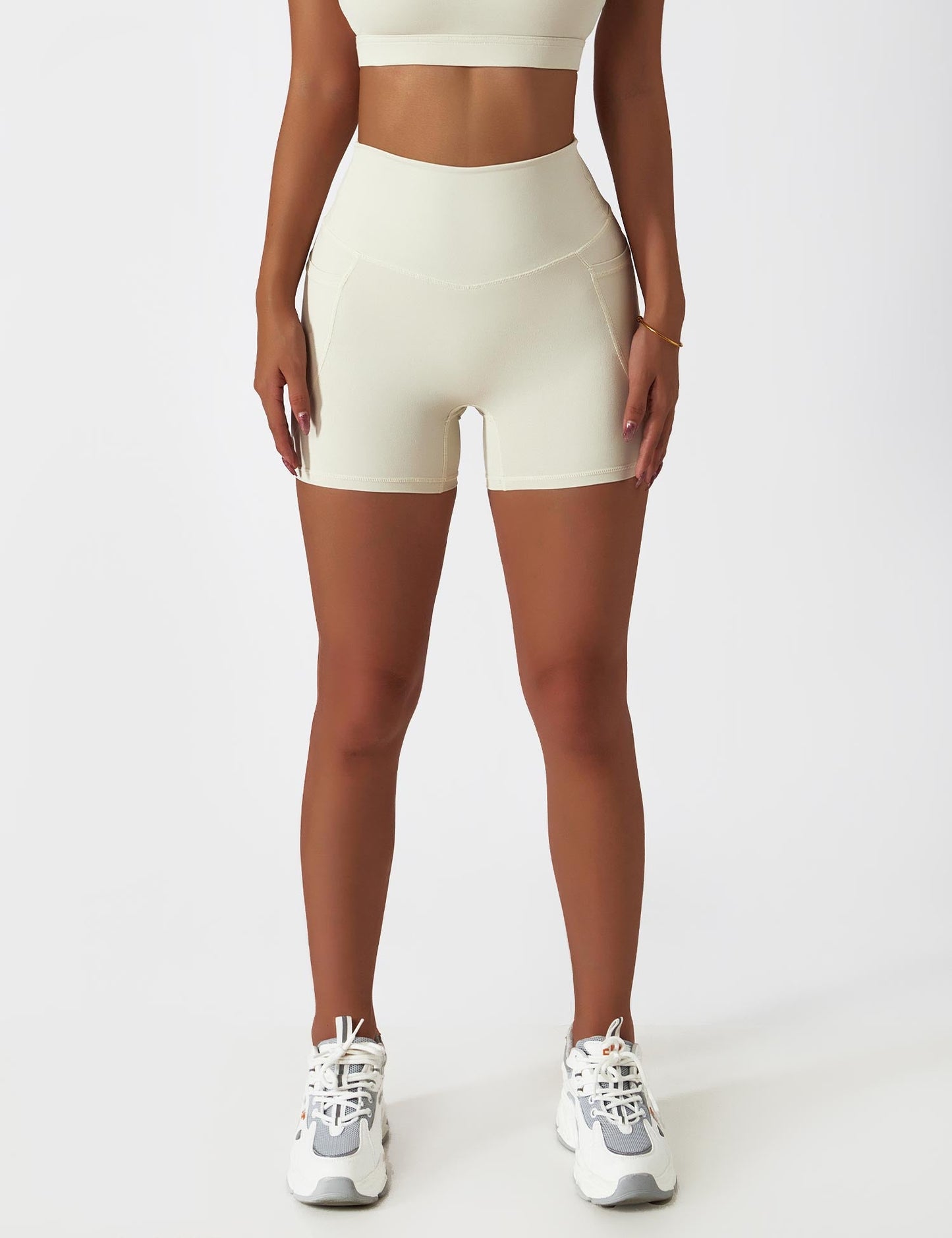 TEBEARY One Shoulder Sports Set