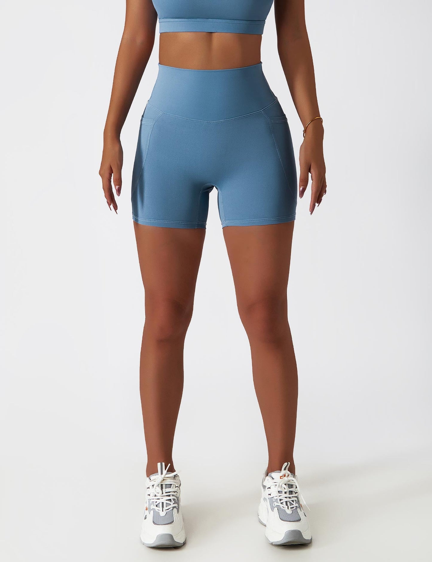 TEBEARY One Shoulder Sports Set