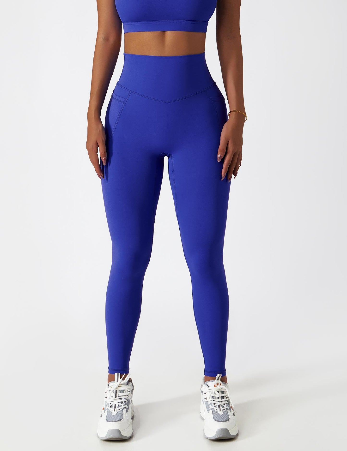 TEBEARY One Shoulder Sports Set