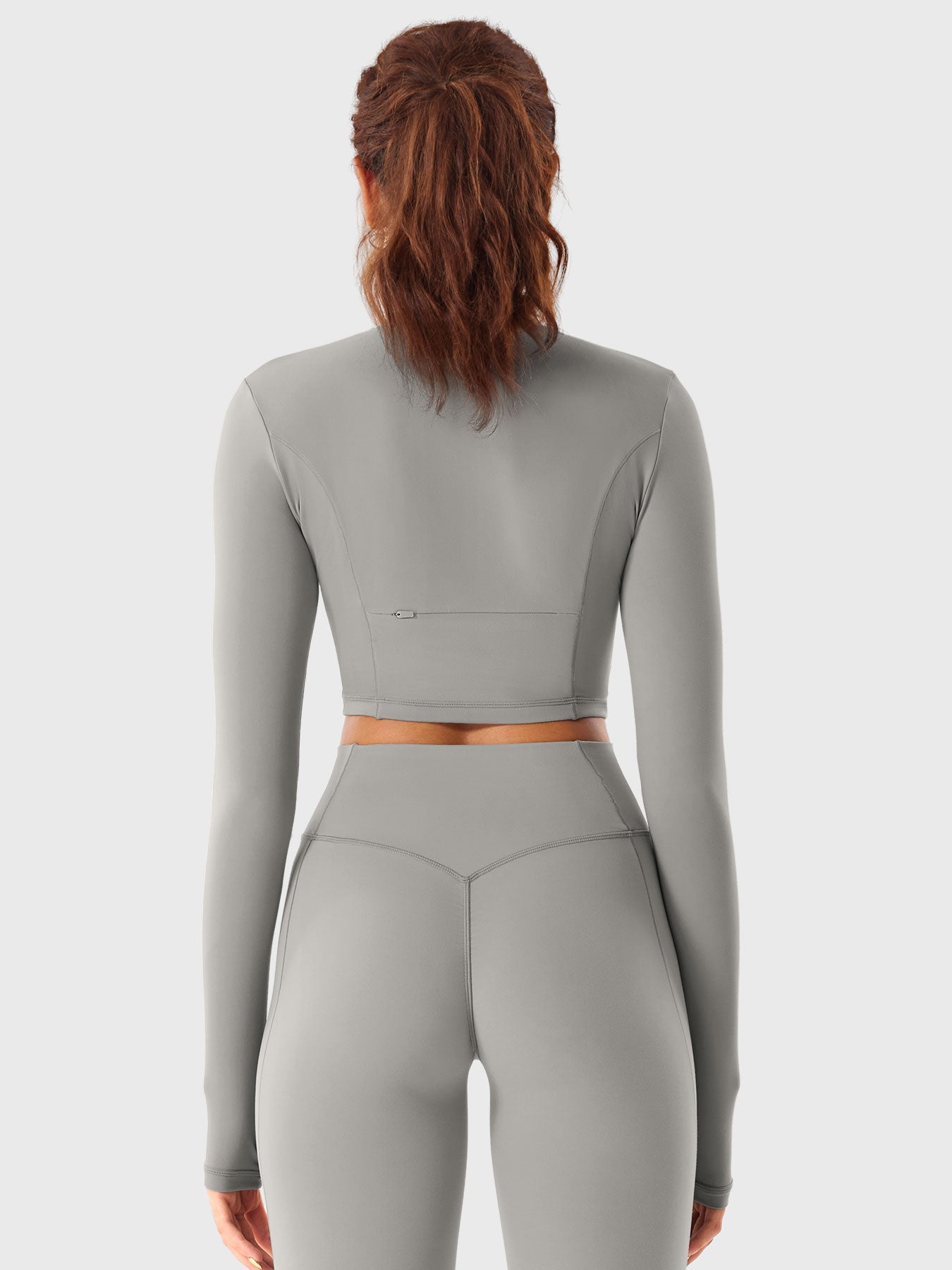 Pilates Pana Half Zip Crop Top Leggings Sets