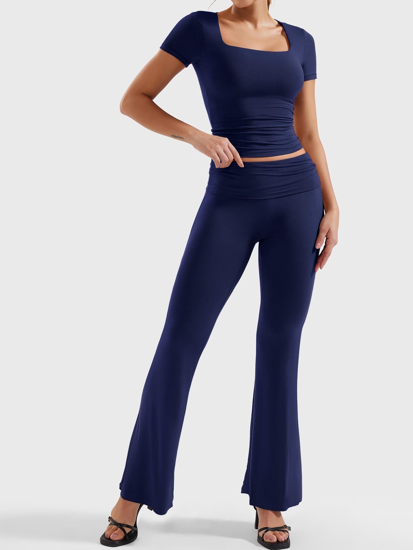 Tebeary Simo Flare Legging Lounge Sets