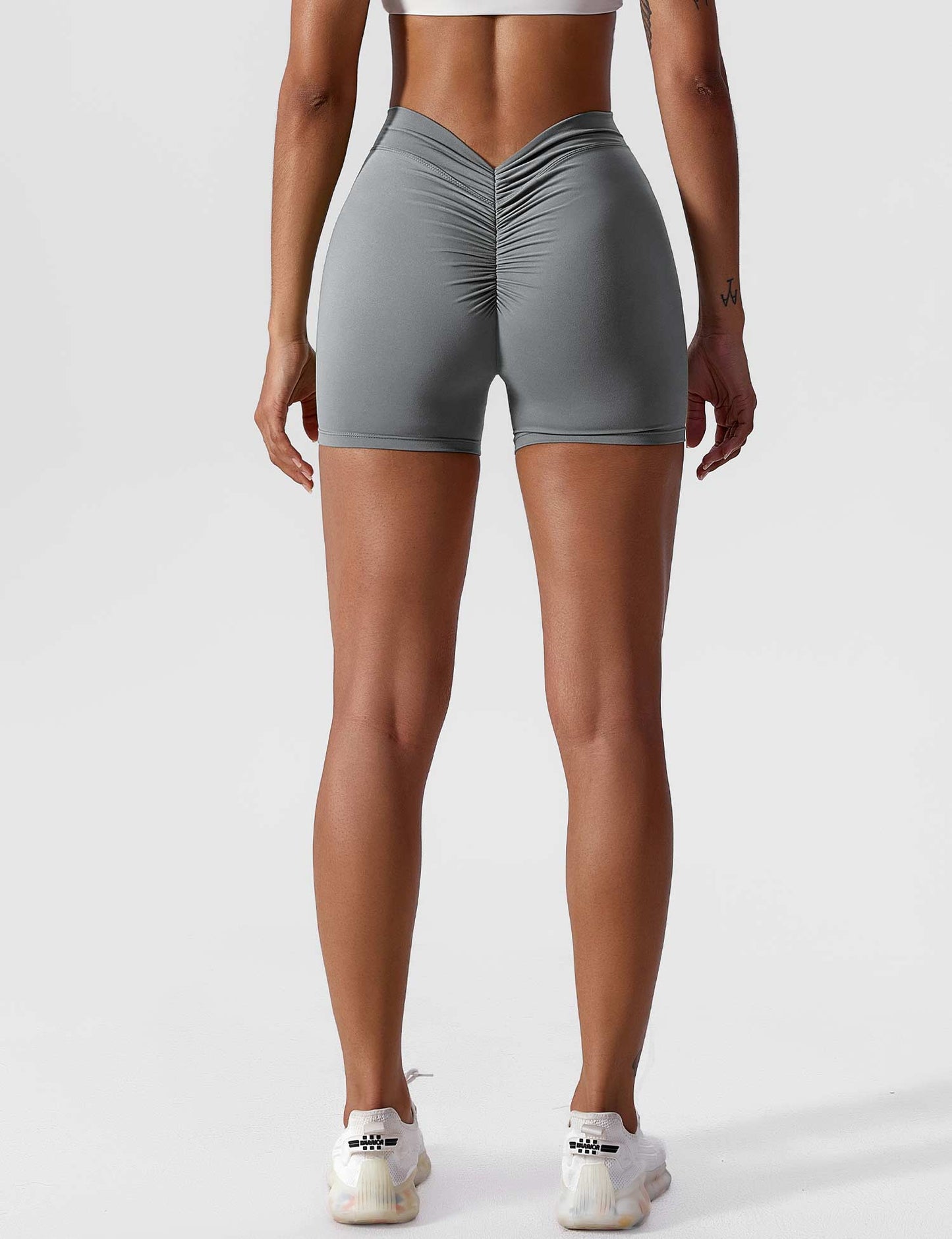 Tebeary V-back Ruched Shorts