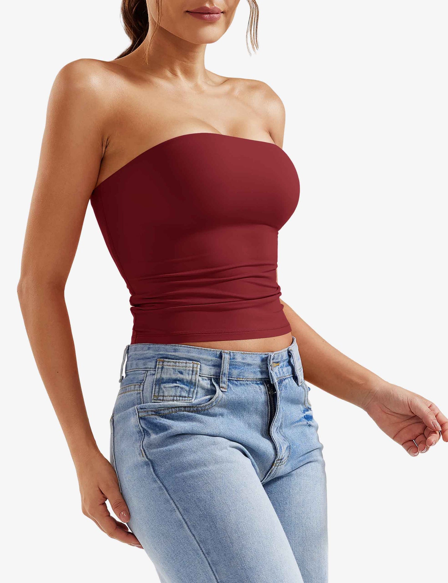 Tebeary Wan Double Lined Tube Top