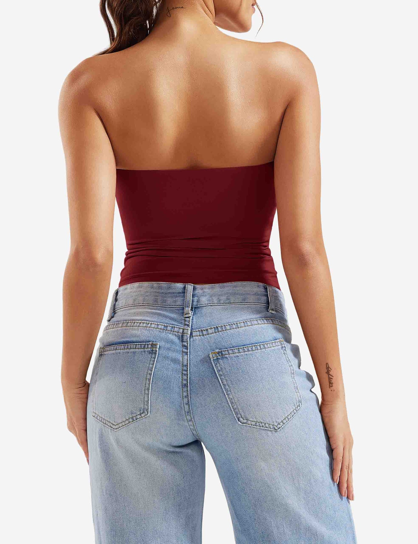 Tebeary Wan Double Lined Tube Top