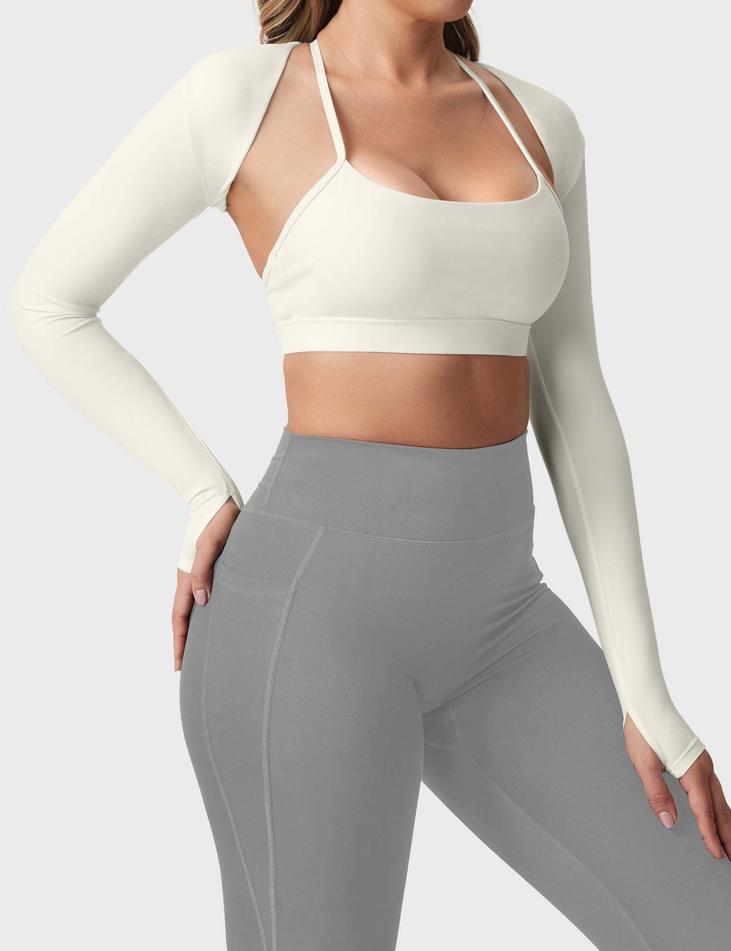 Tebeary Long Sleeve Bolero Shru