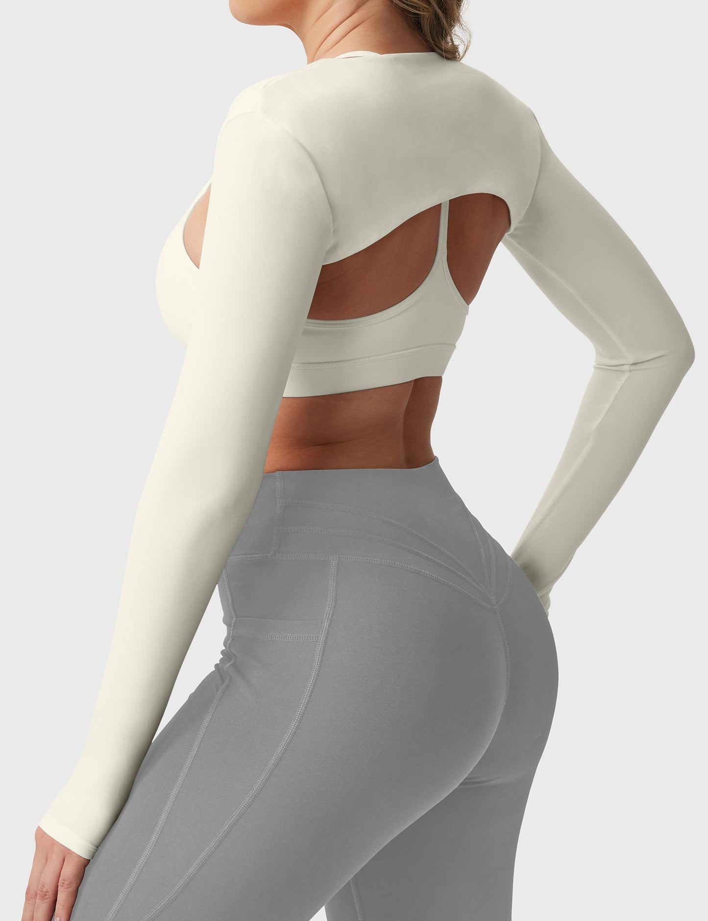 Tebeary Long Sleeve Bolero Shru