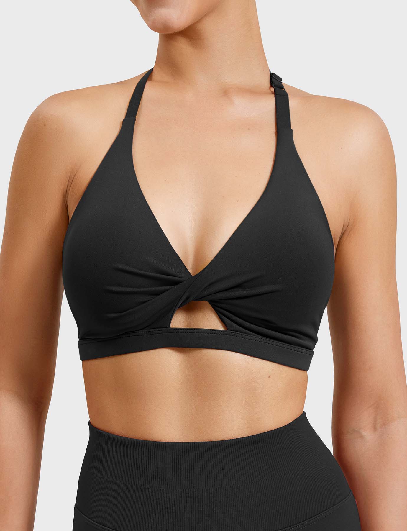 Tebeary Holo Twist Front Sports Bra