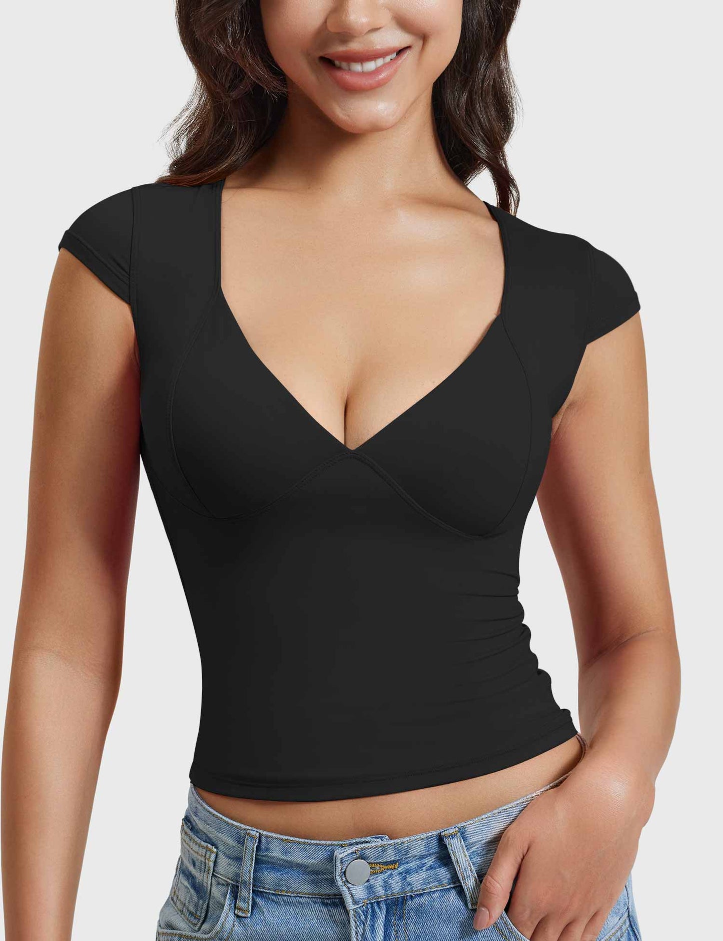 Tebeary V Neck Top