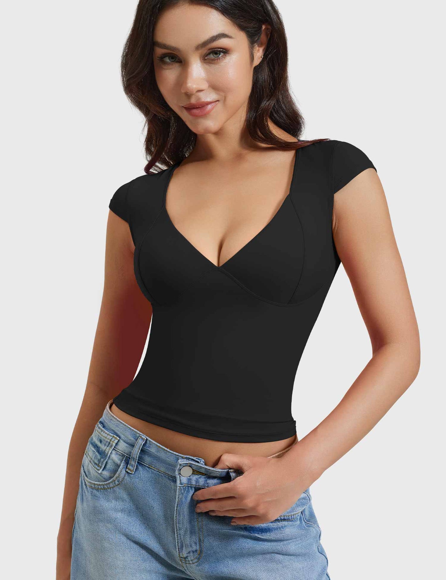 Tebeary V Neck Top