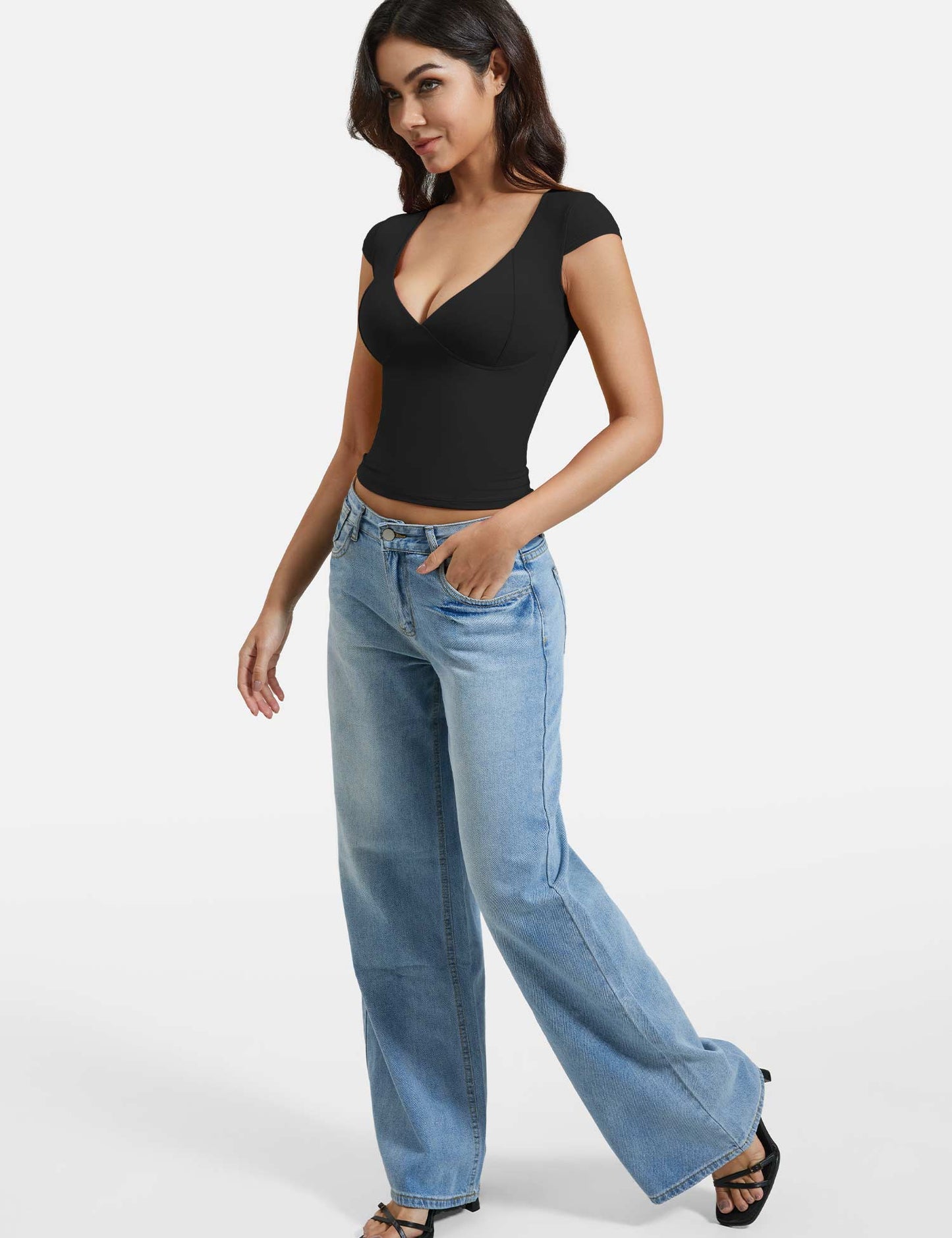 Tebeary V Neck Top