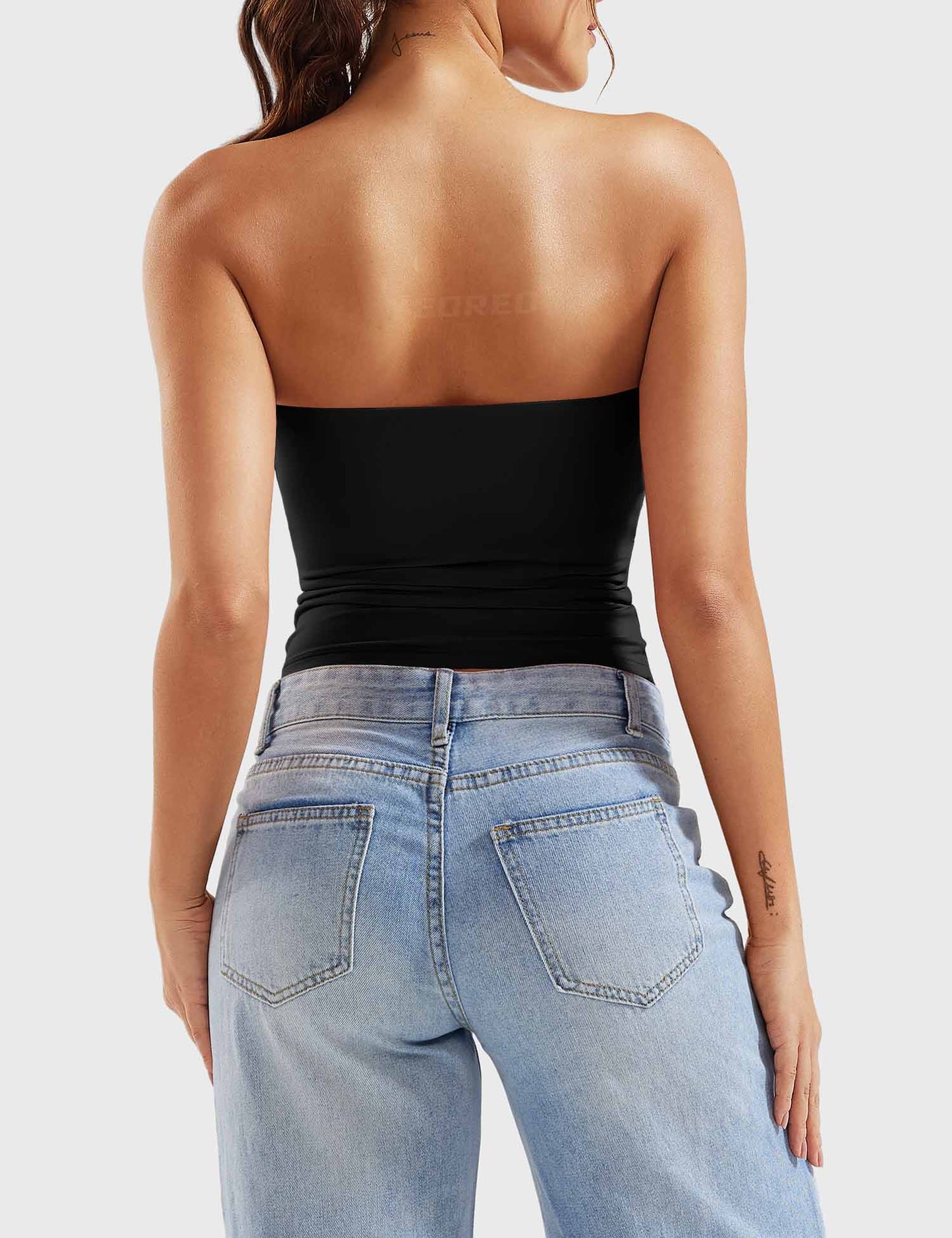 Tebeary Wan Double Lined Tube Top