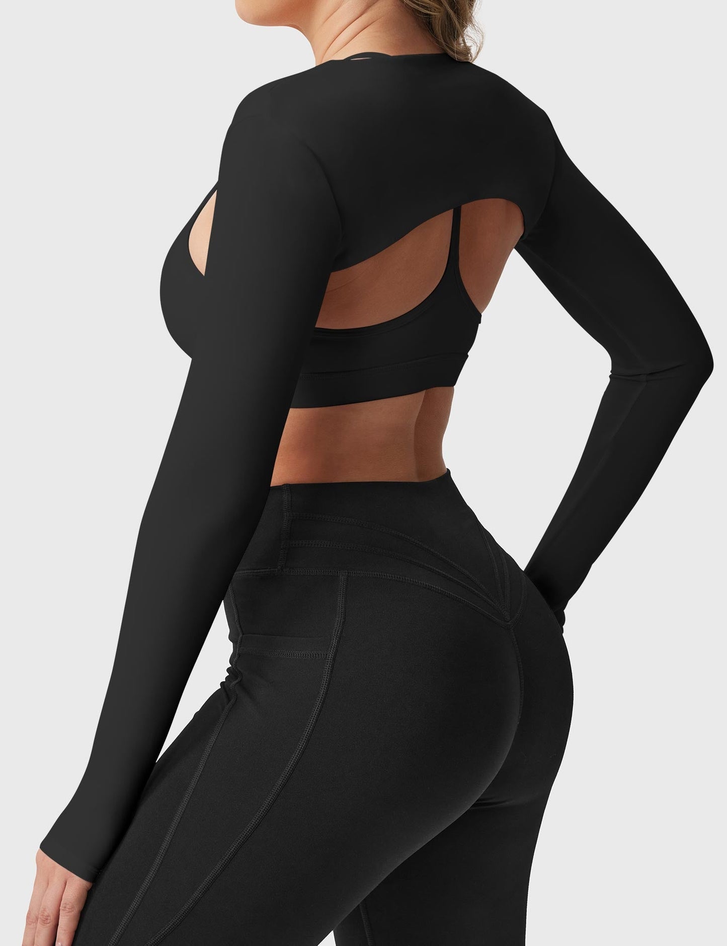 Tebeary Long Sleeve Bolero Shru