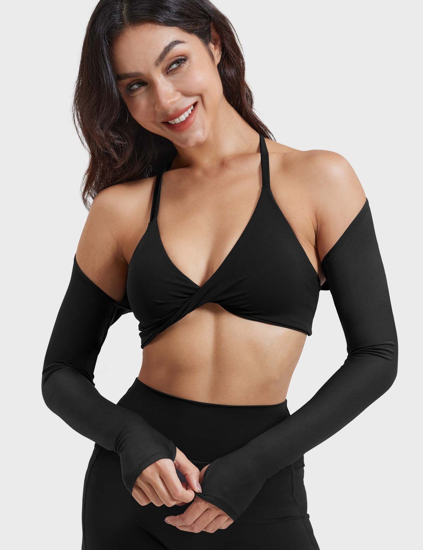 Tebeary Seni Long Sleeve Bolero Shrug