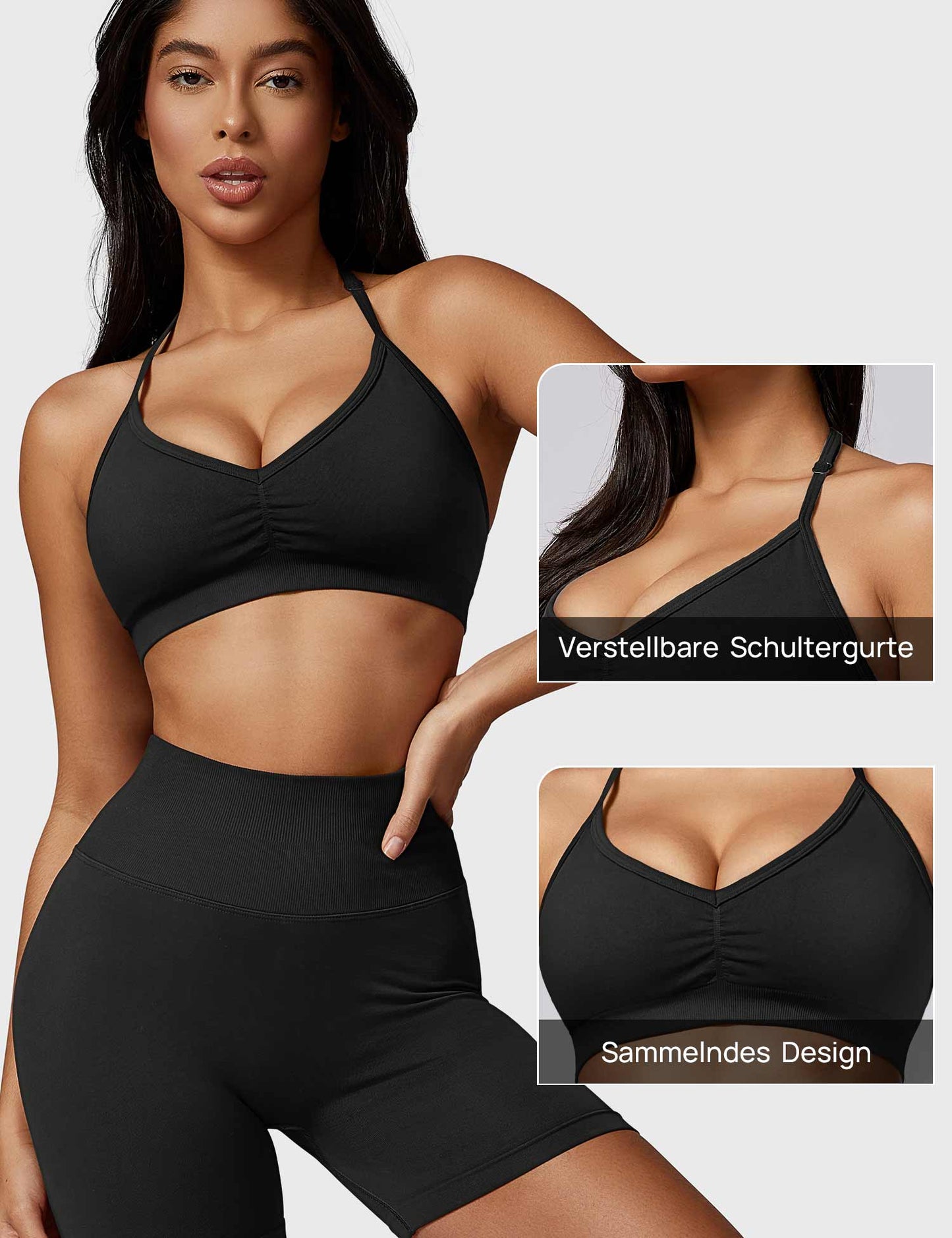Tebeary Hai Halter Sports Bra