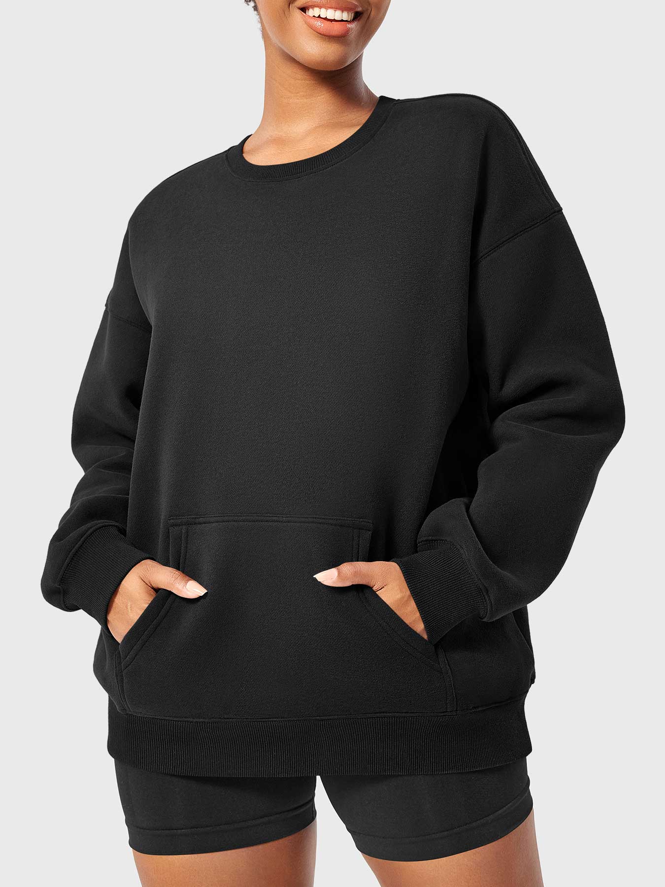 Tebeary Oversized Fleece Sweatshirts