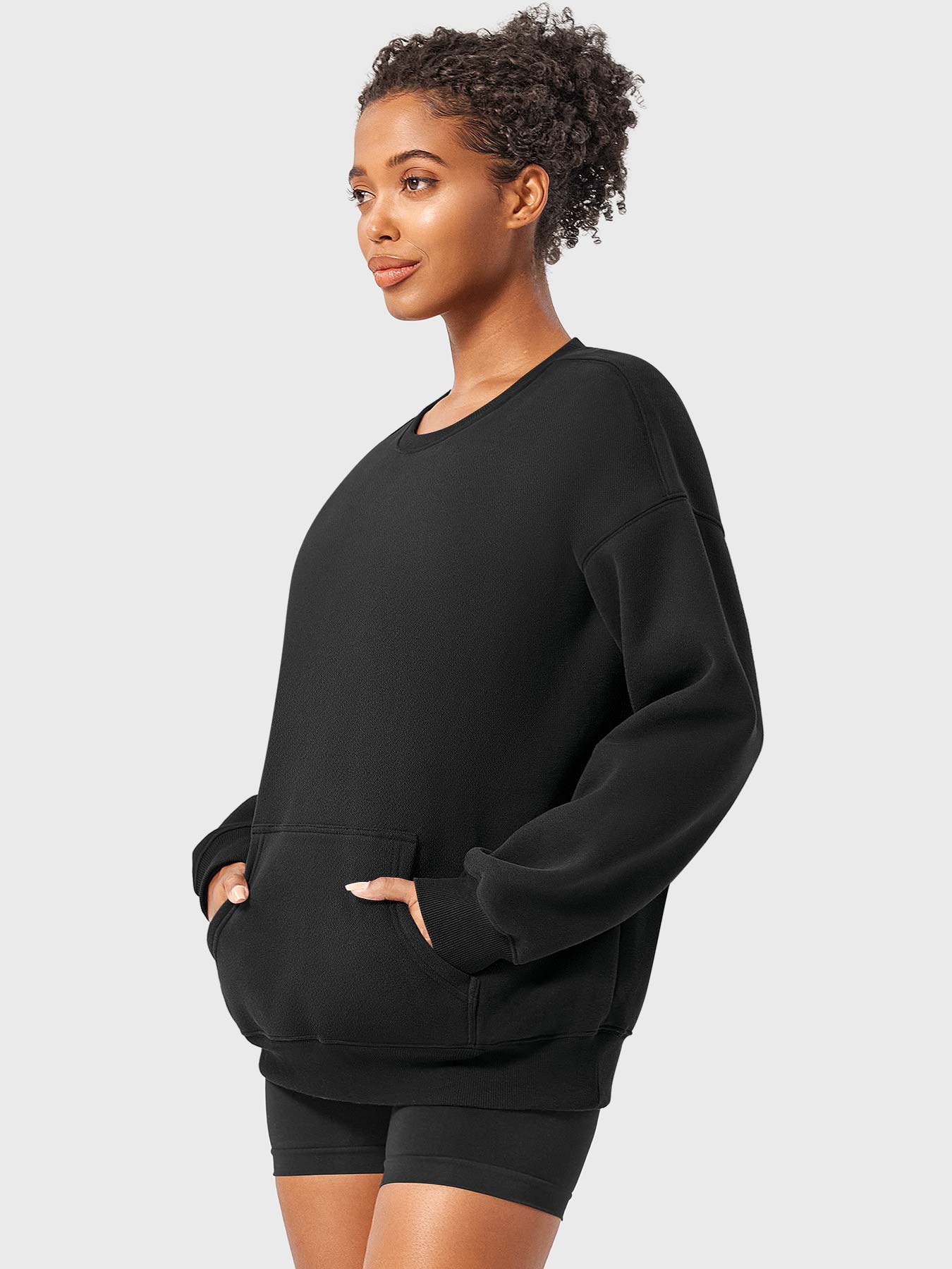 Tebeary Oversized Fleece Sweatshirts