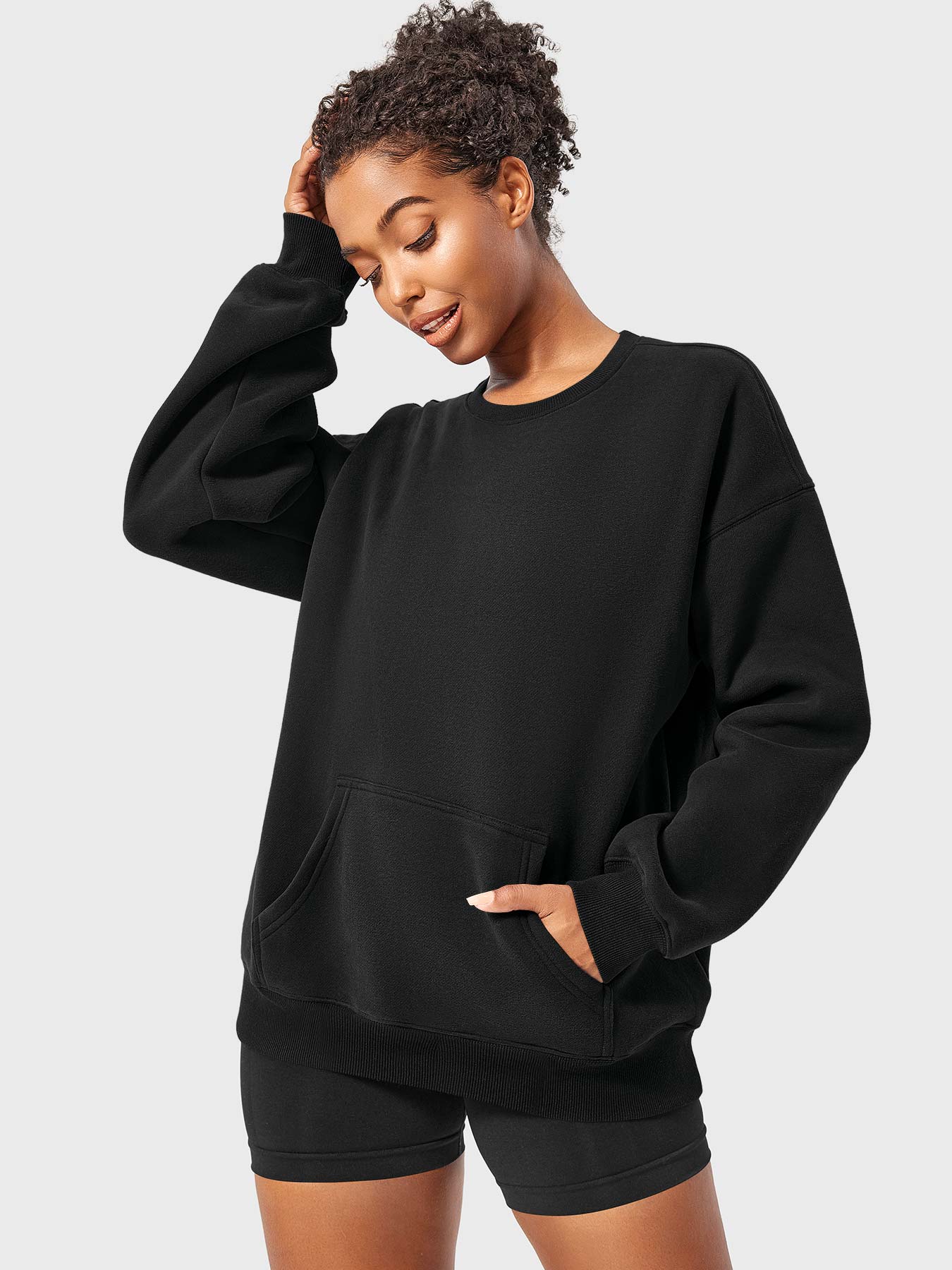 Tebeary Oversized Fleece Sweatshirts
