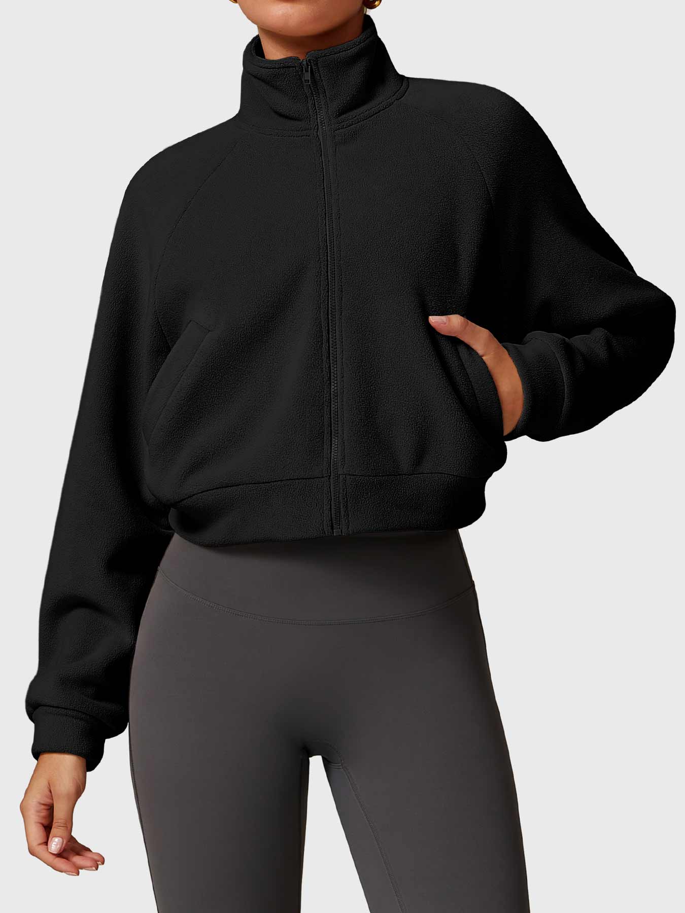 Tebeary Giino Fleece Crop Jacket