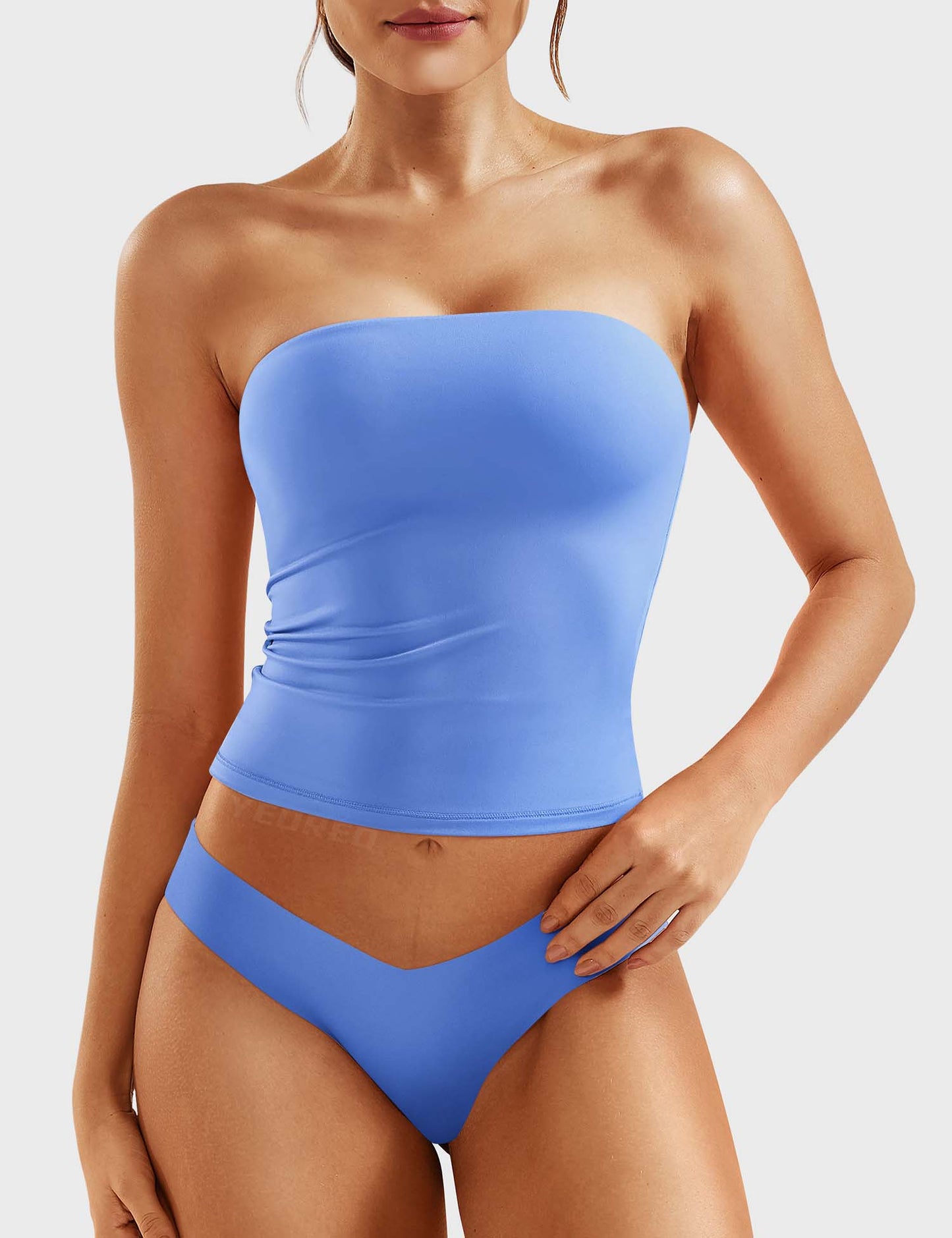 Tebeary Wan Double Lined Tube Top