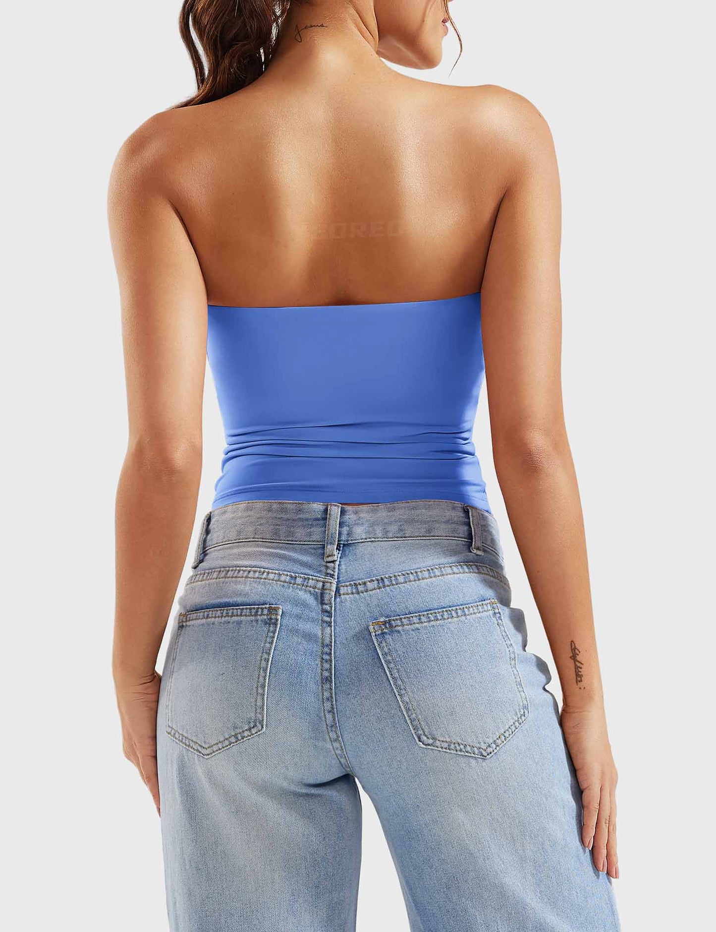 Tebeary Wan Double Lined Tube Top