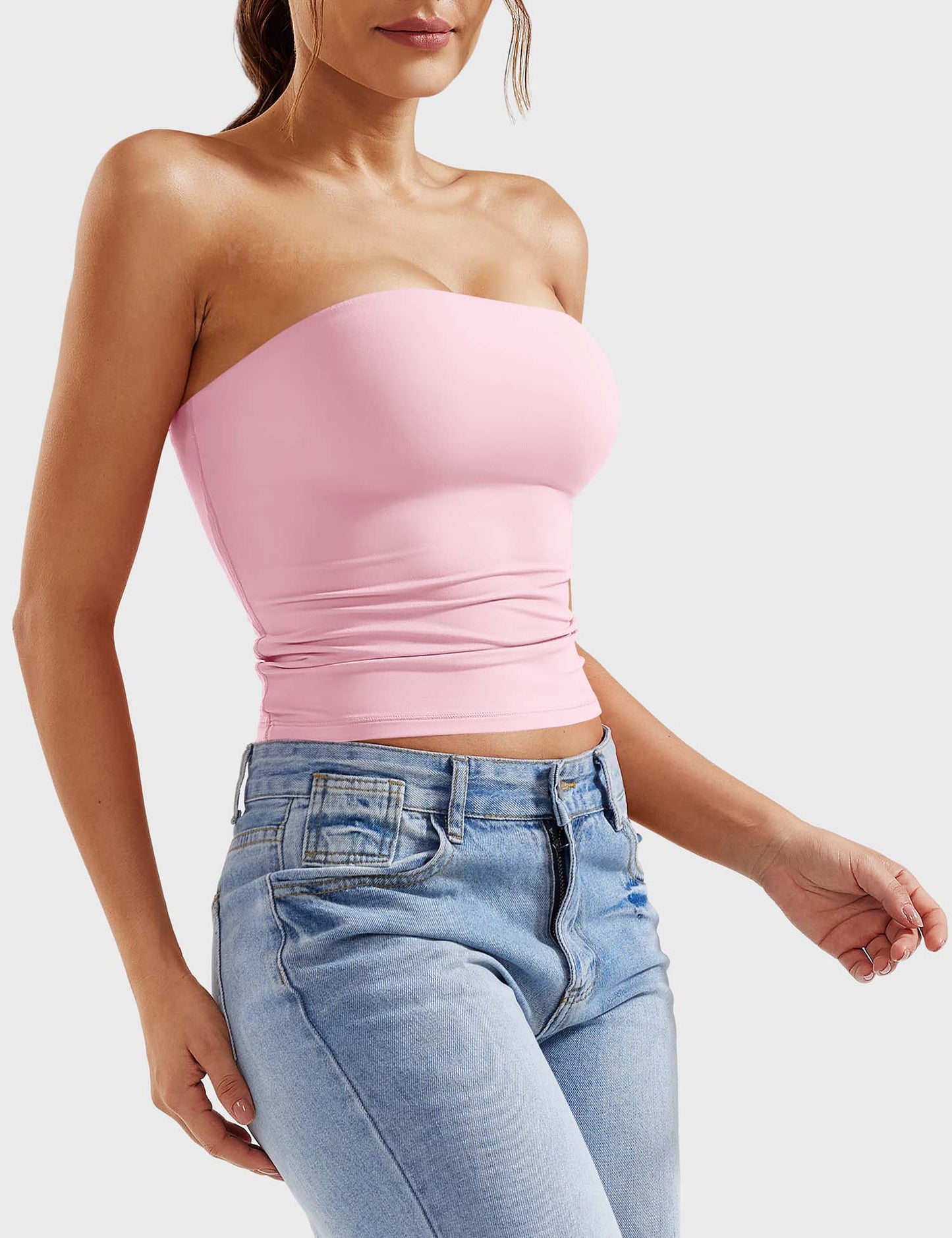 Tebeary Wan Double Lined Tube Top