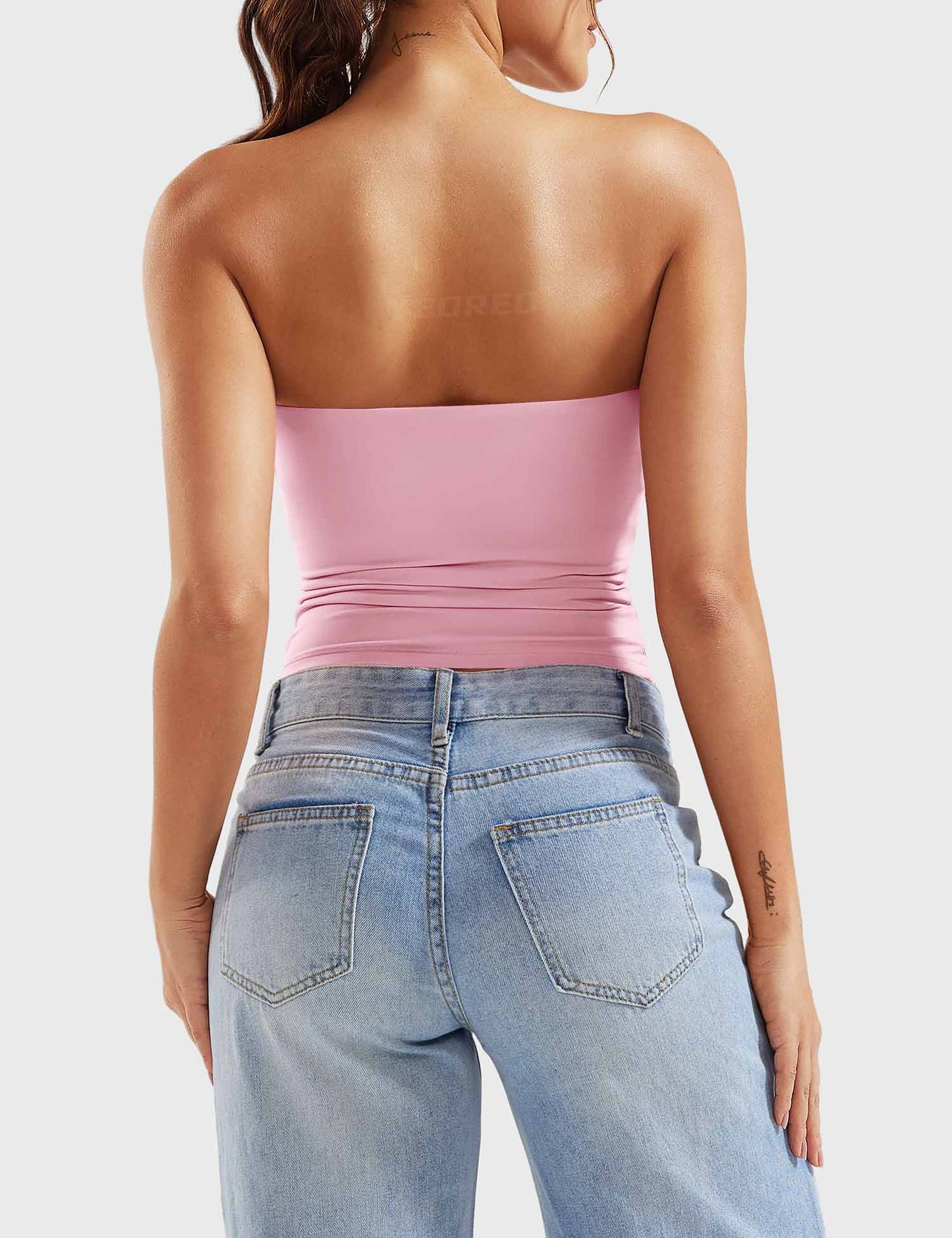 Tebeary Wan Double Lined Tube Top