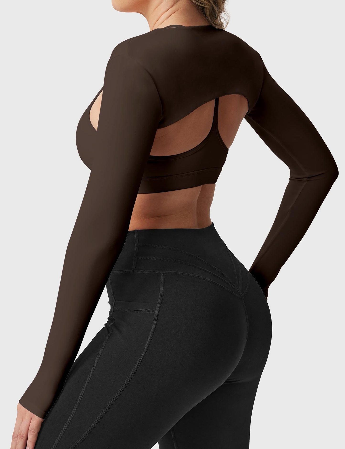 Tebeary Long Sleeve Bolero Shru