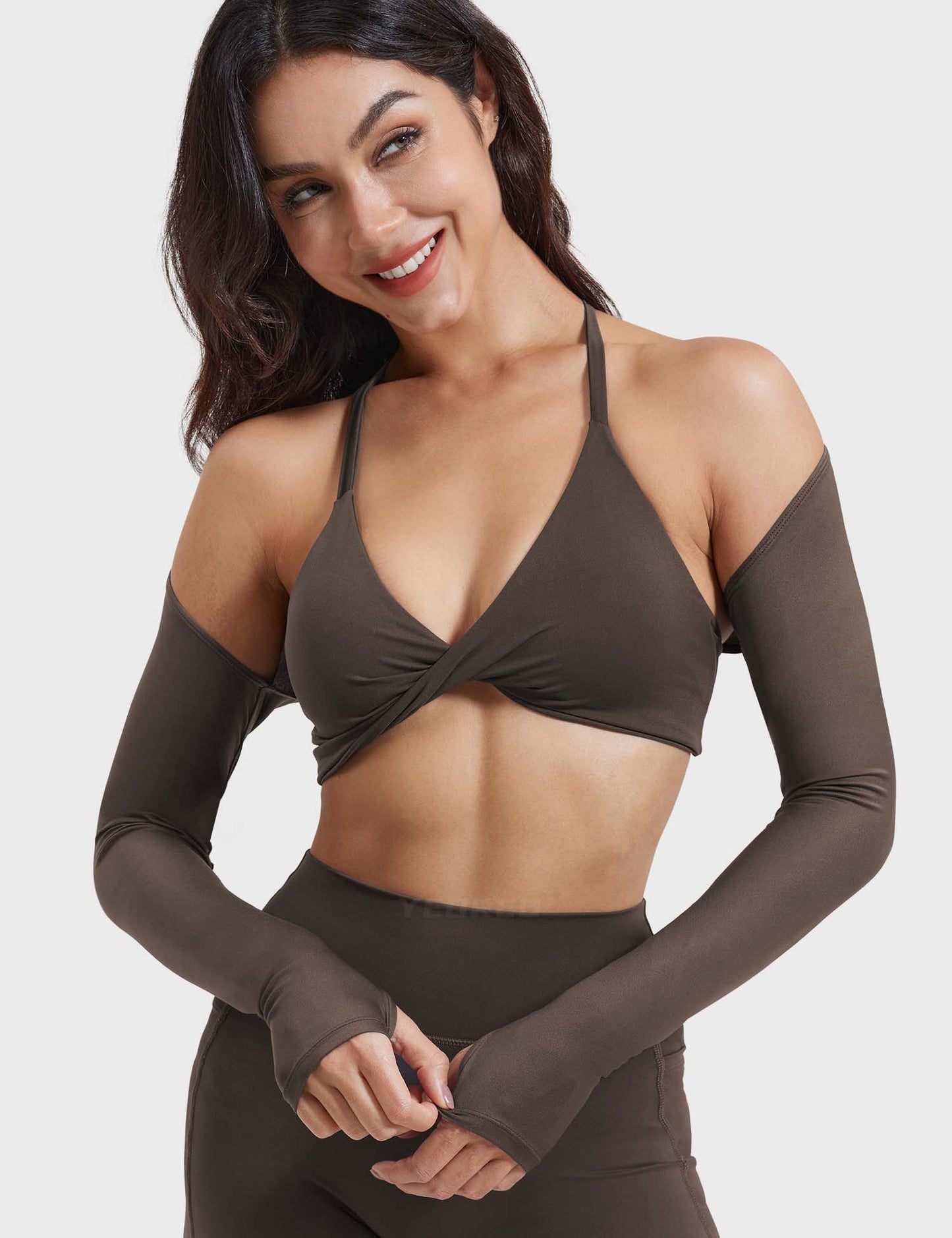Tebeary Seni Long Sleeve Bolero Shrug