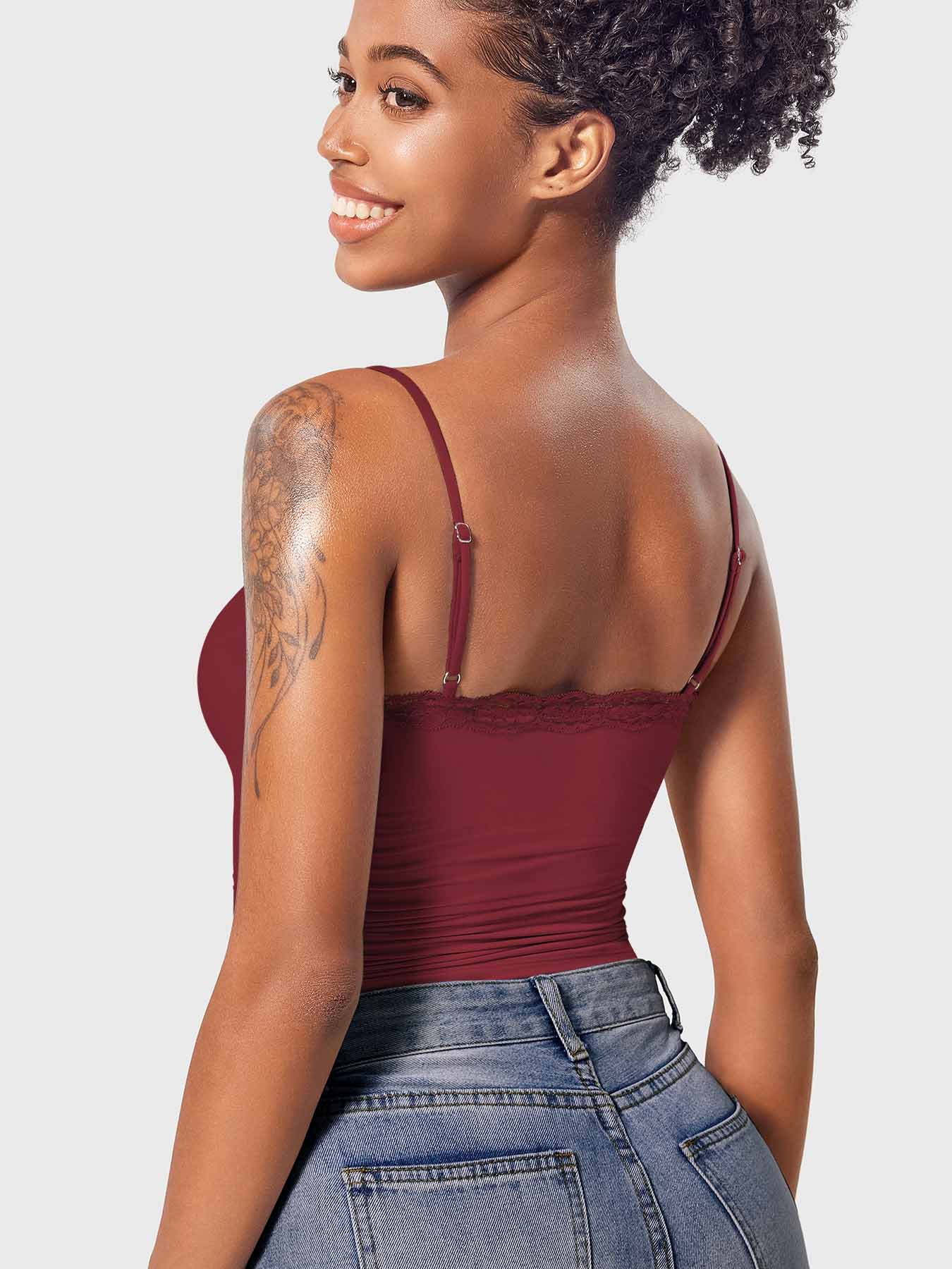 Tebeary Kuni Square Neck Lace Tank
