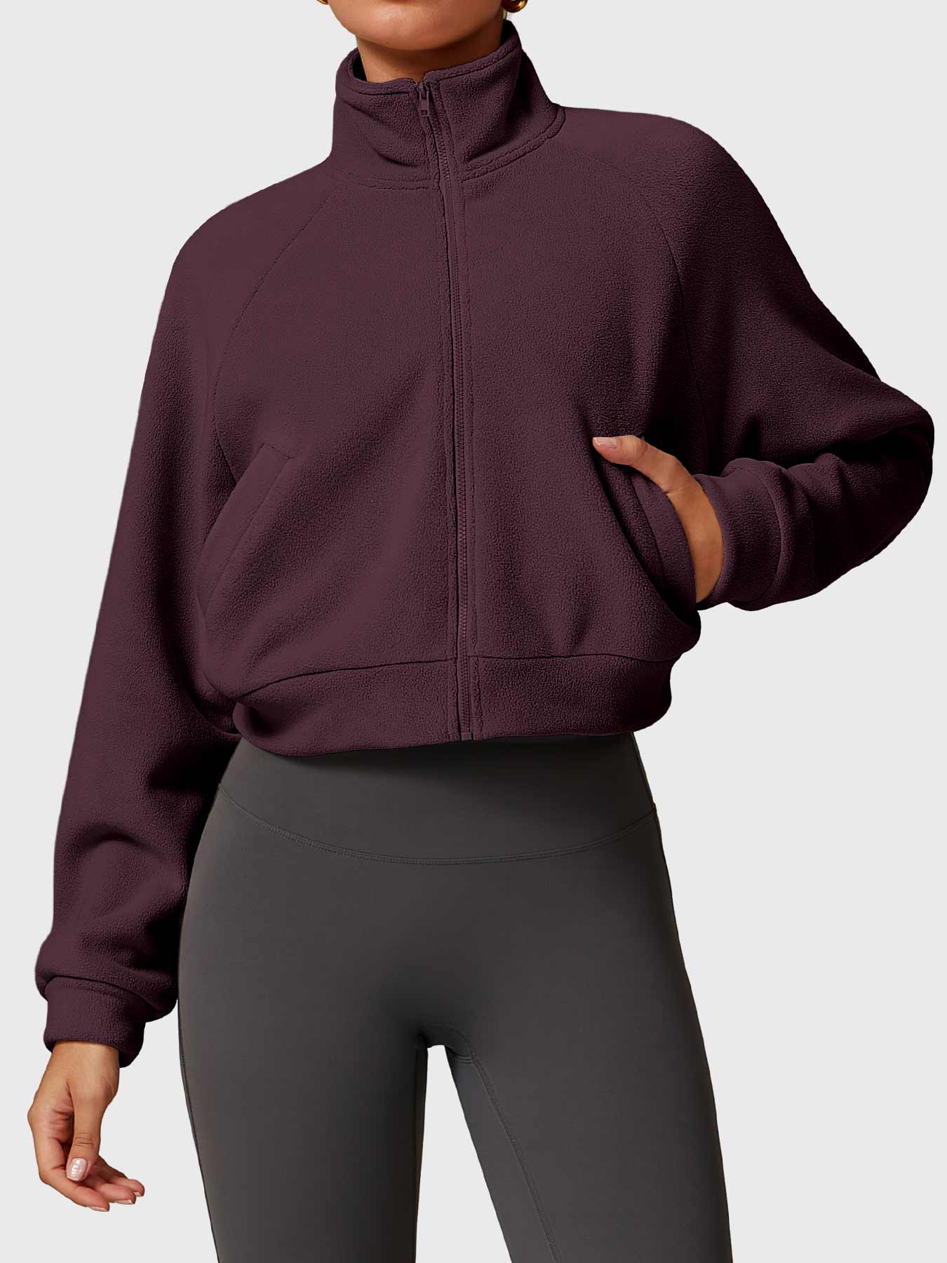 Tebeary Giino Fleece Crop Jacket
